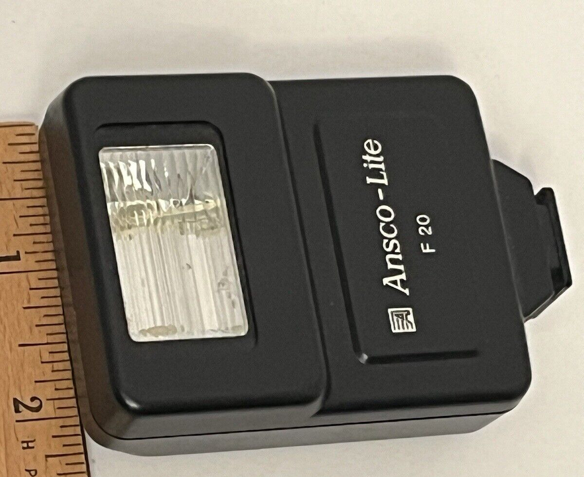 Ansco-Lite Camera Flash F20 For 35mm Cameras