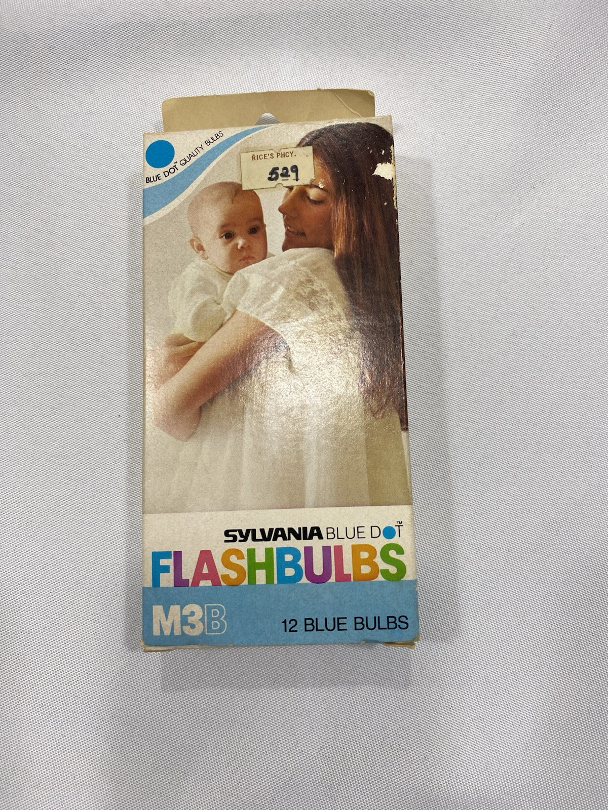 Sylvania blue dot flashbulbs M3B 12 blue bulbs