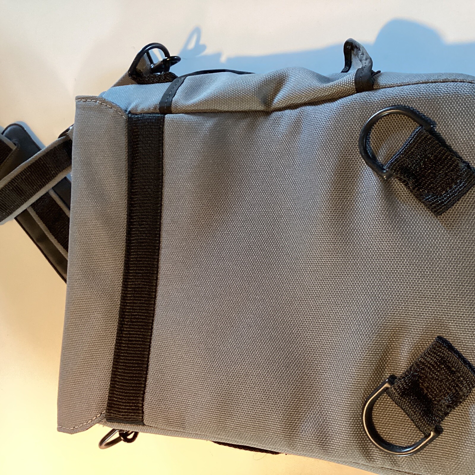 Vintage RCA Camcorder Camera Carrying Case Bag Gray Red Logo Adjustable Strap
