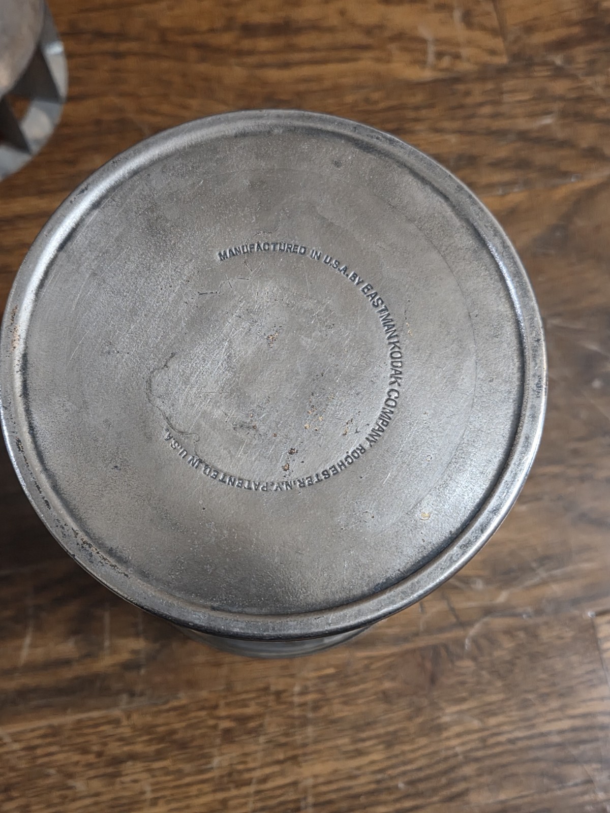 Vintage Kodak Film Pack Tank No.2 Darkroom Developing Canister Lid Cage Set