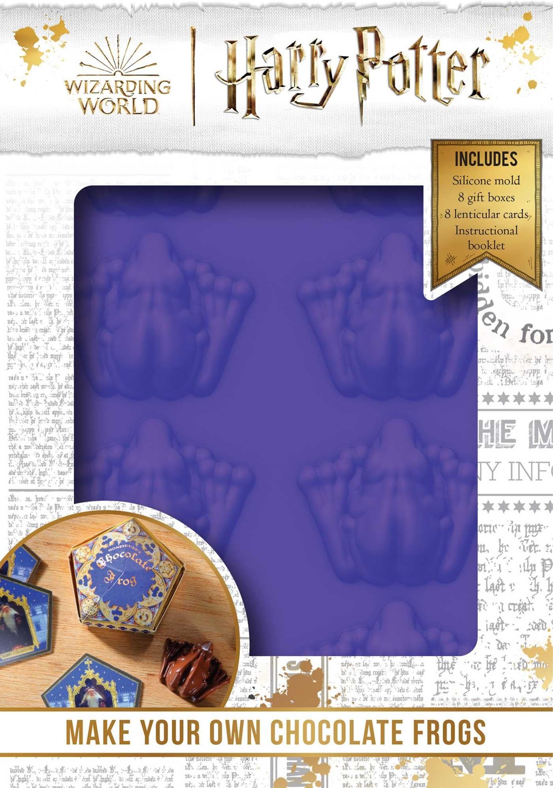 Harry Potter: Make Your Own Chocolate Frogs Silicone Mold & Gift Boxes Kit
