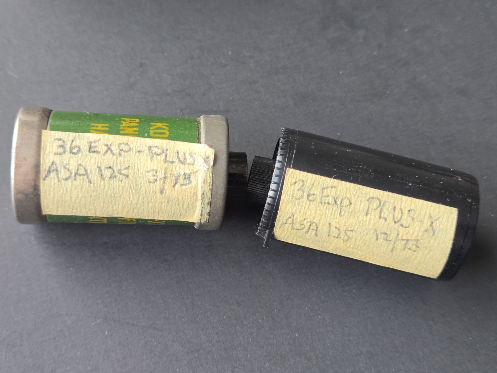 Vintage Film Tin Canister 4 in Eastman Kodak Co Rolls Tube Negatives Photography