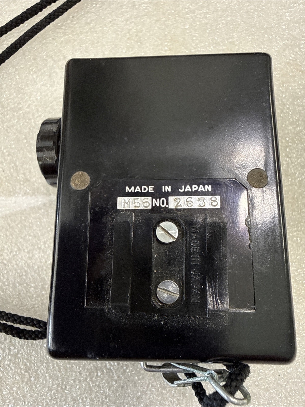 Vintage WALZ Light Exposure Meter Japan Leather Case Electric Eye Model P