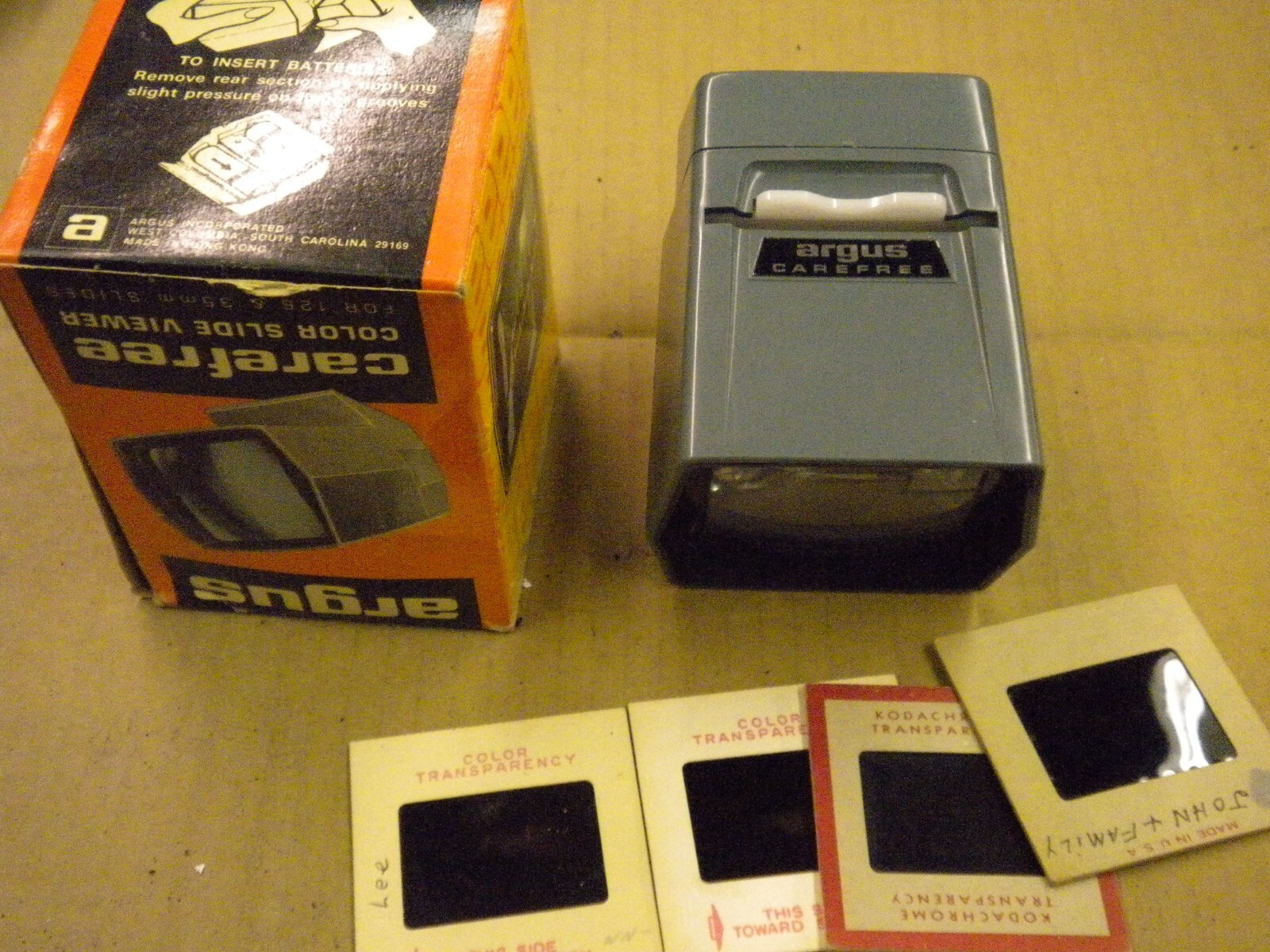 VINTAGE ARGUS COLOR SLIDES PREVIEWER ARGUS CAMERAS VIEWER