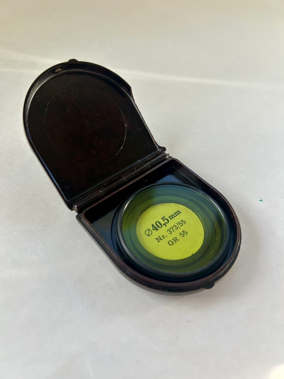 Zeiss Ikon Green Filter Vintage 40.5 mm Nr. 373/55 GR 55 With Case