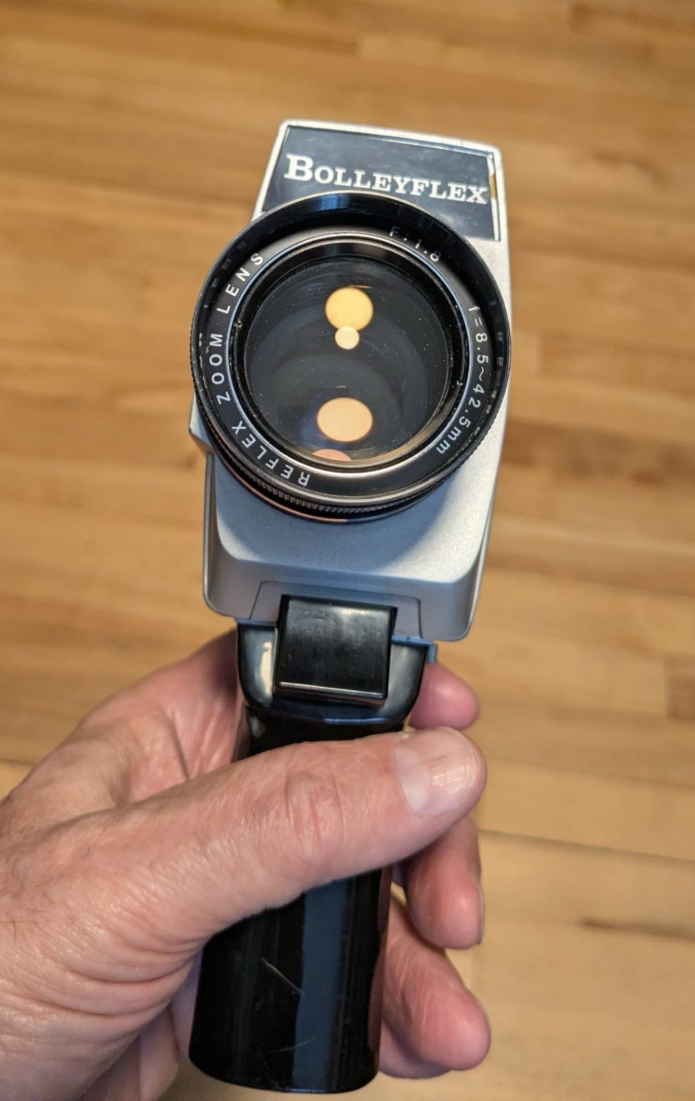 BOLLEYFLEX SUPER 8 CAMERA, VINTAGE 70s-80s, b-zoom, hard case
