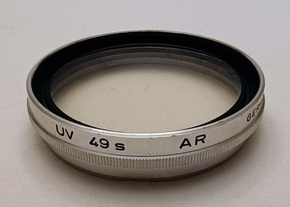 Vintage Voigtländer Voigtlander 317/49 UV Filter for 50mm f/1.5 Nokton Lens-Nice