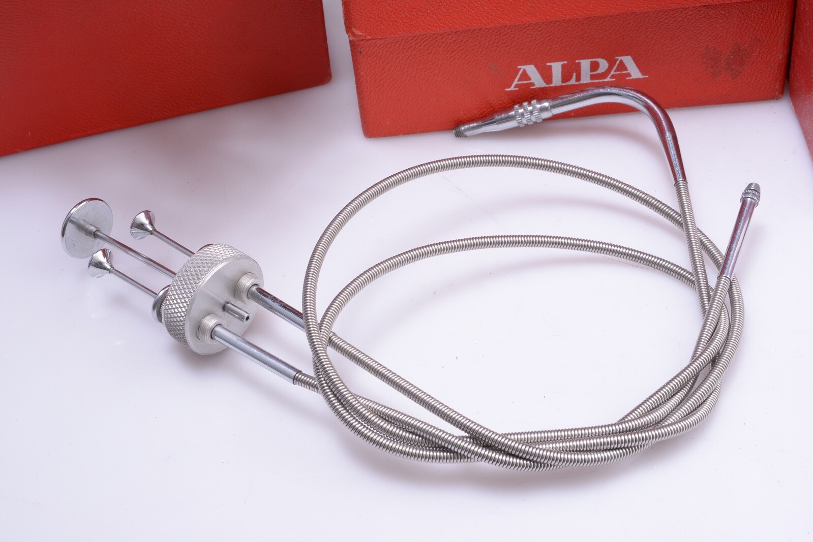✅ ALPA REFLEX MACRO BELLOWS EXTENSION TUBES SLIDER DOUBLE CABLE RELEASE SET BOX