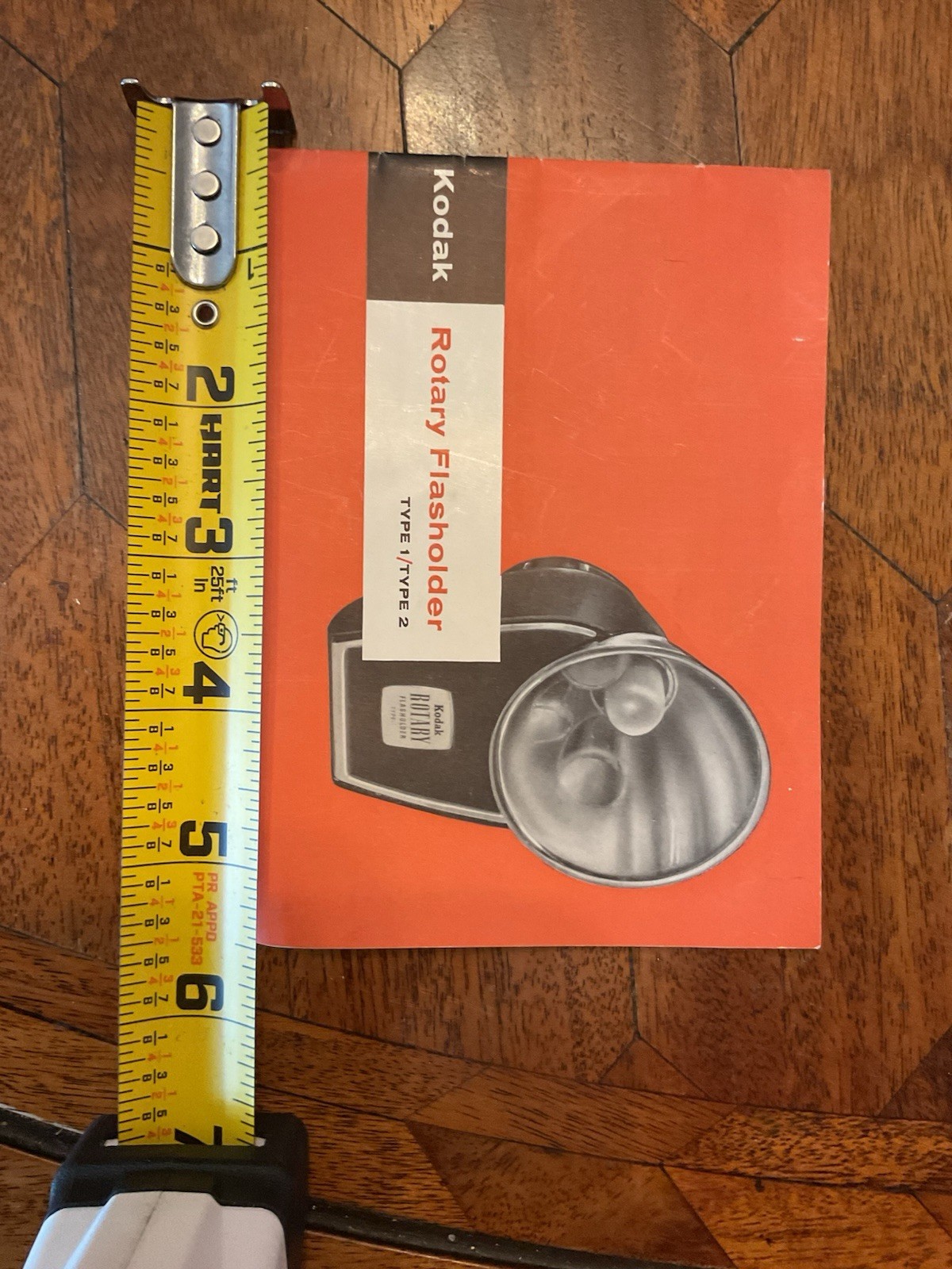 Vintage Kodak Rotary Flash Holder Type 1 And Type 2 Manual
