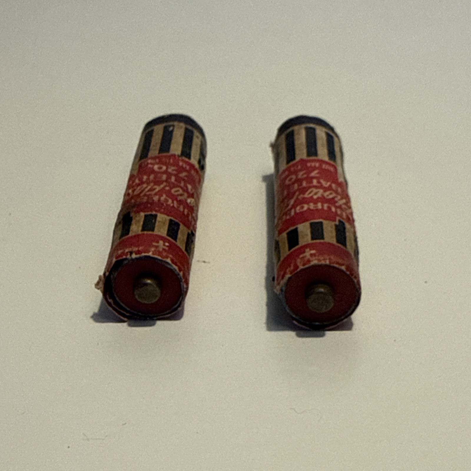 Vintage Burgess Photo-Flash Battery 720 AAA Pair | Camera Prop Decor Display
