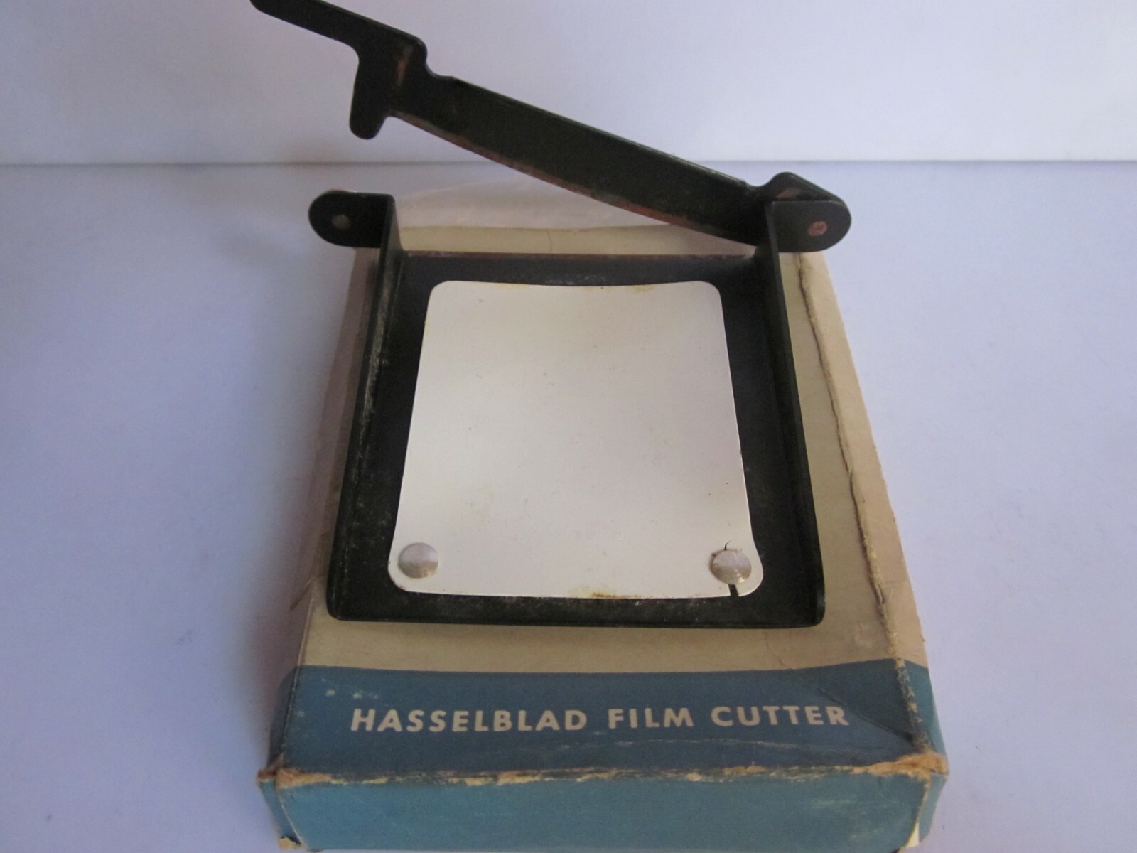 Hasselblad Negative Slide Film Cutter Earlier Compact Version in Box.Rare