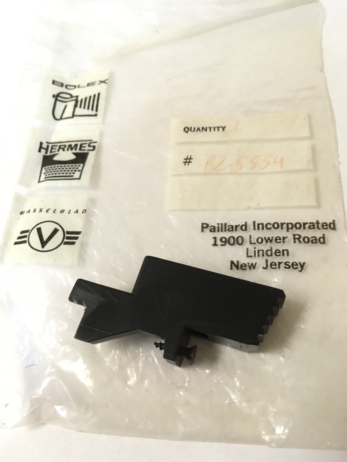 PAILLARD BOLEX Movie Camera Replacement Black Push Button BC5554