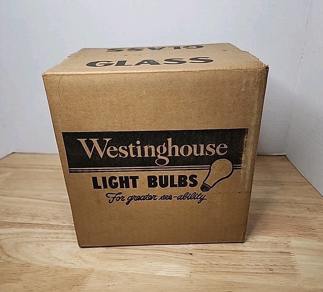 Vintage Sealed Case 144 Westinghouse PH/8 Synchro-Press Photoflash No. 8 Bulbs