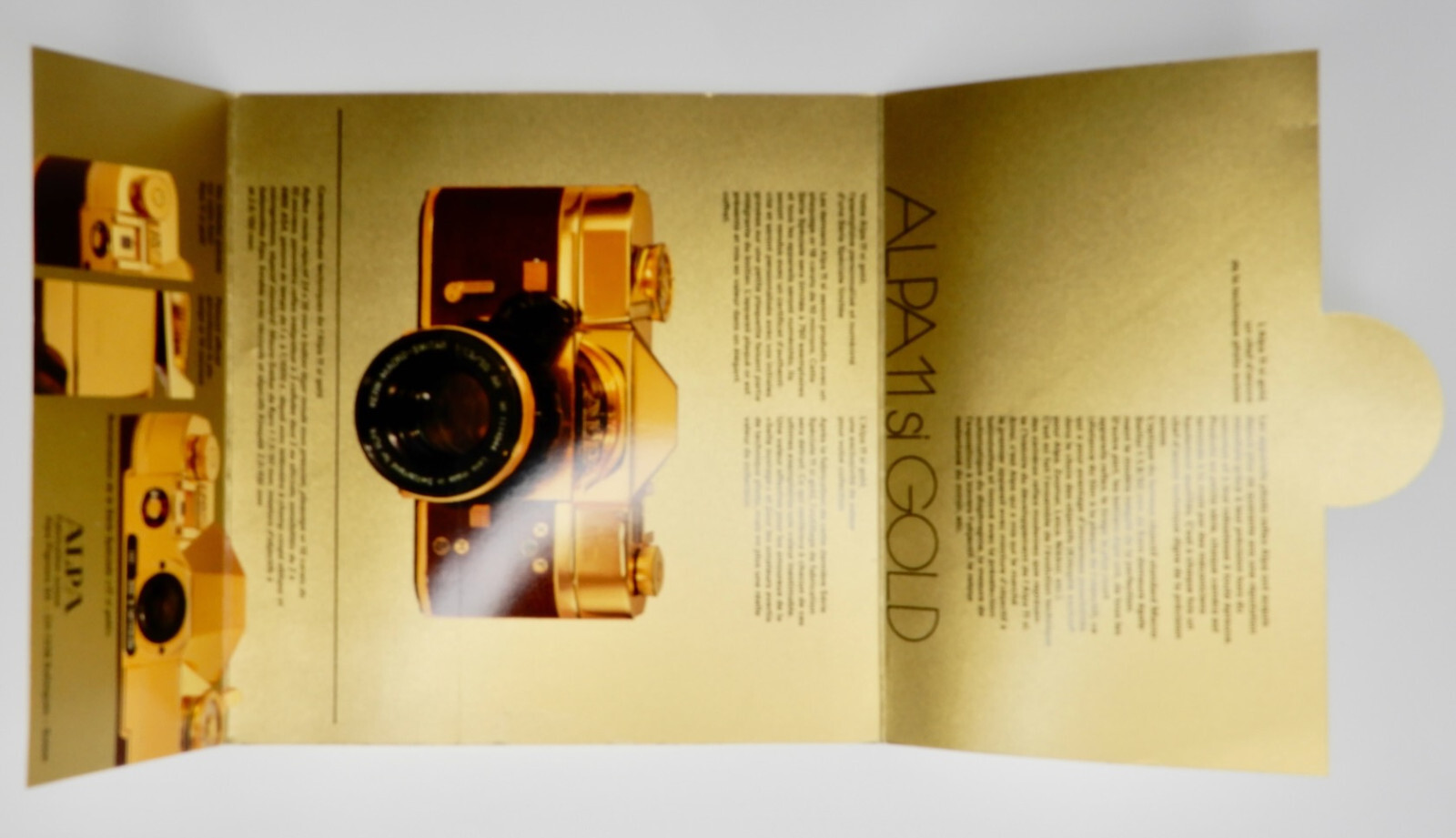 Alpa Gold 11SI Certificate ……….. Minty