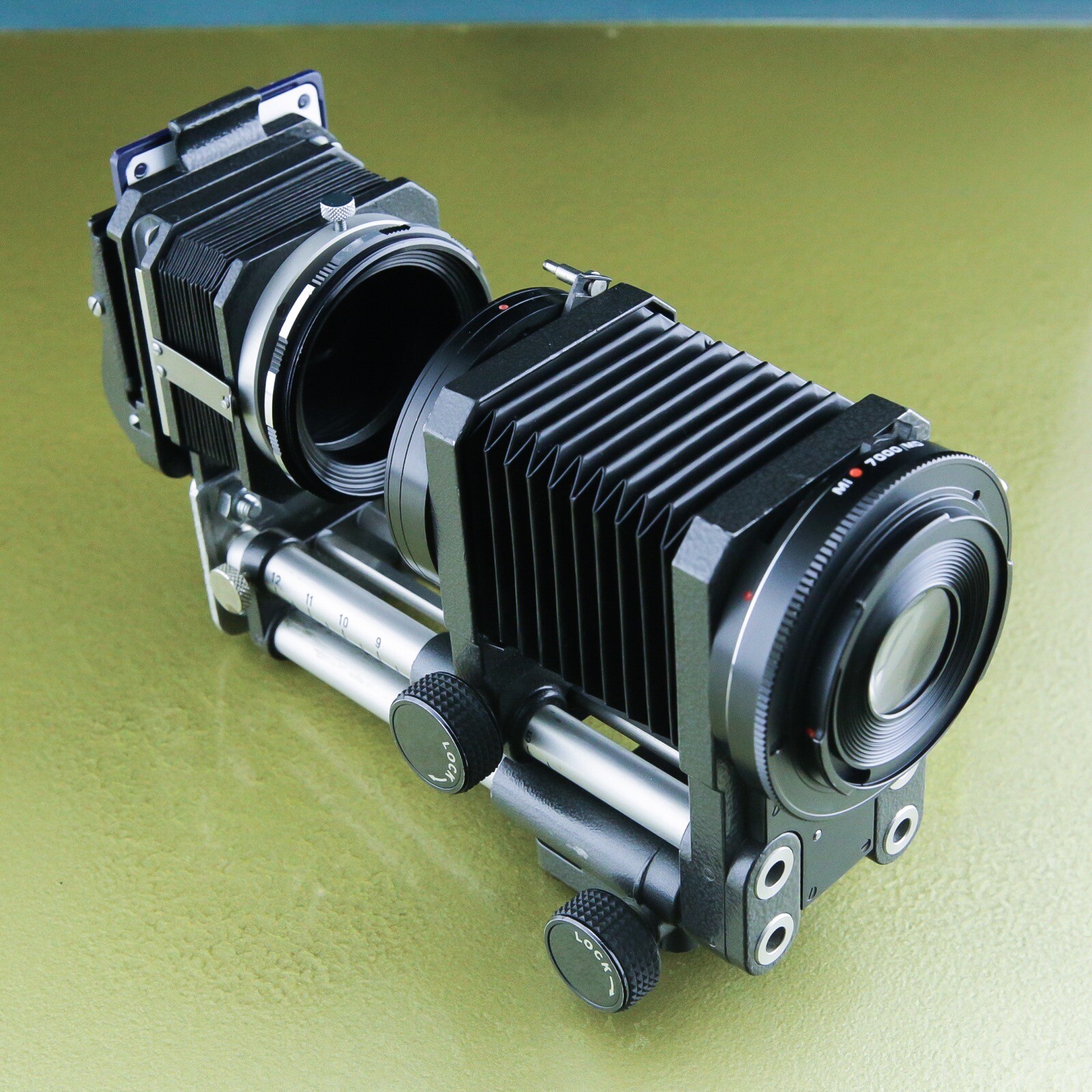 MINOLTA MD NOVOFLEX MACRO DIA SET BELLOWS RAIL RACK TUBES slide ☆☆☆