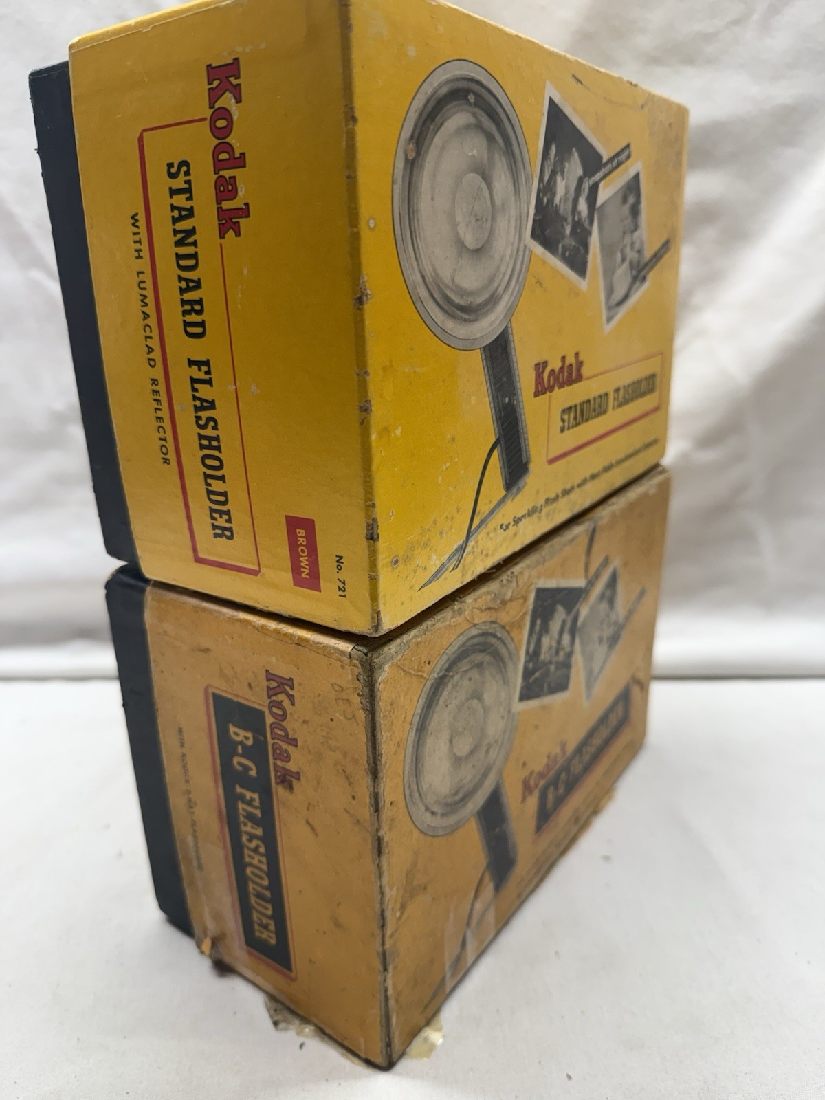KODAK STANDARD & B-C FLASHOLDER Lot – Original Boxes, Untested, Parts / Display