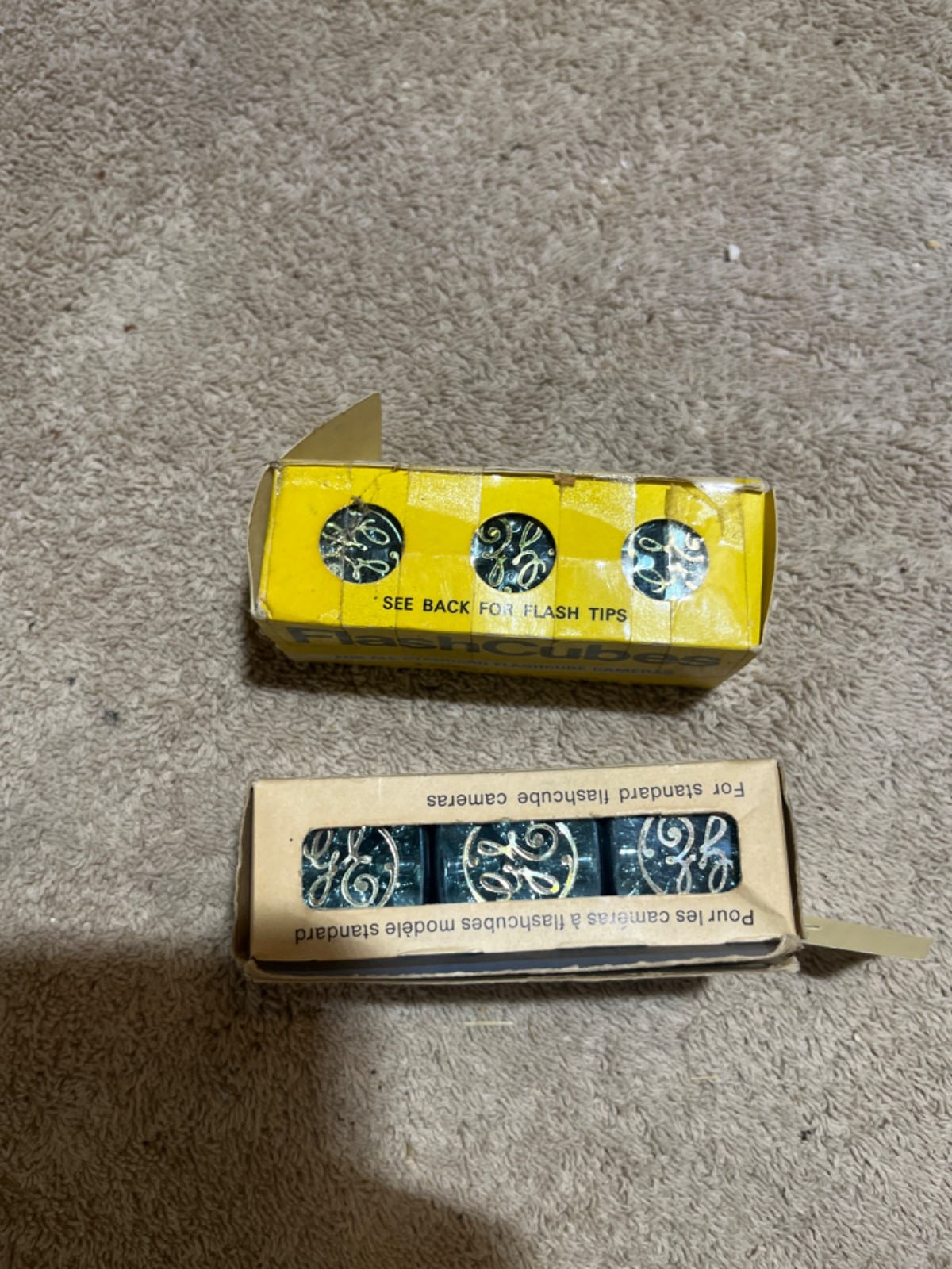GE Flash Cubes and Super Cubes