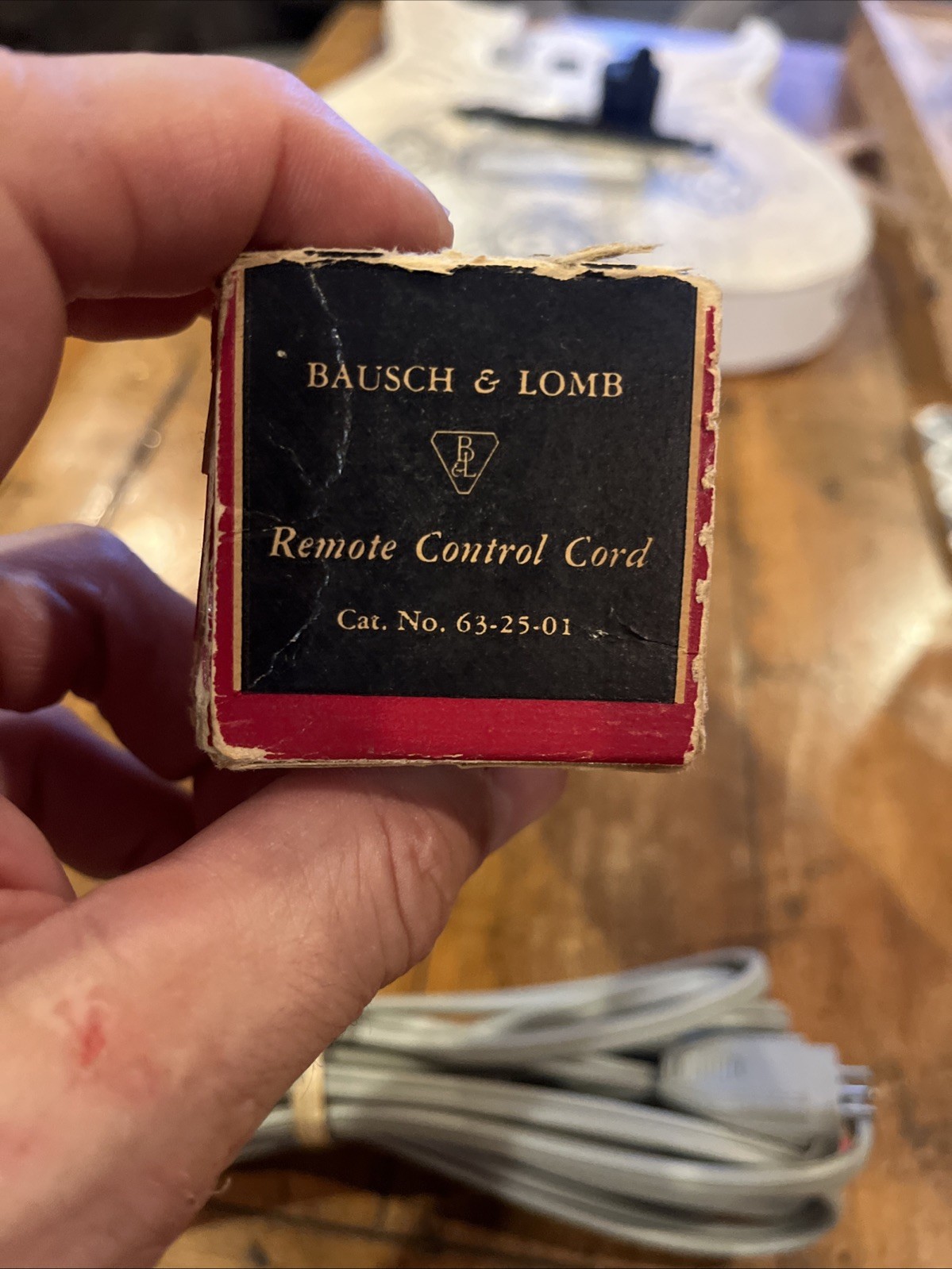 BAUSCH LOMB REMOTE CONTROL CORD IN ORIG. BOX