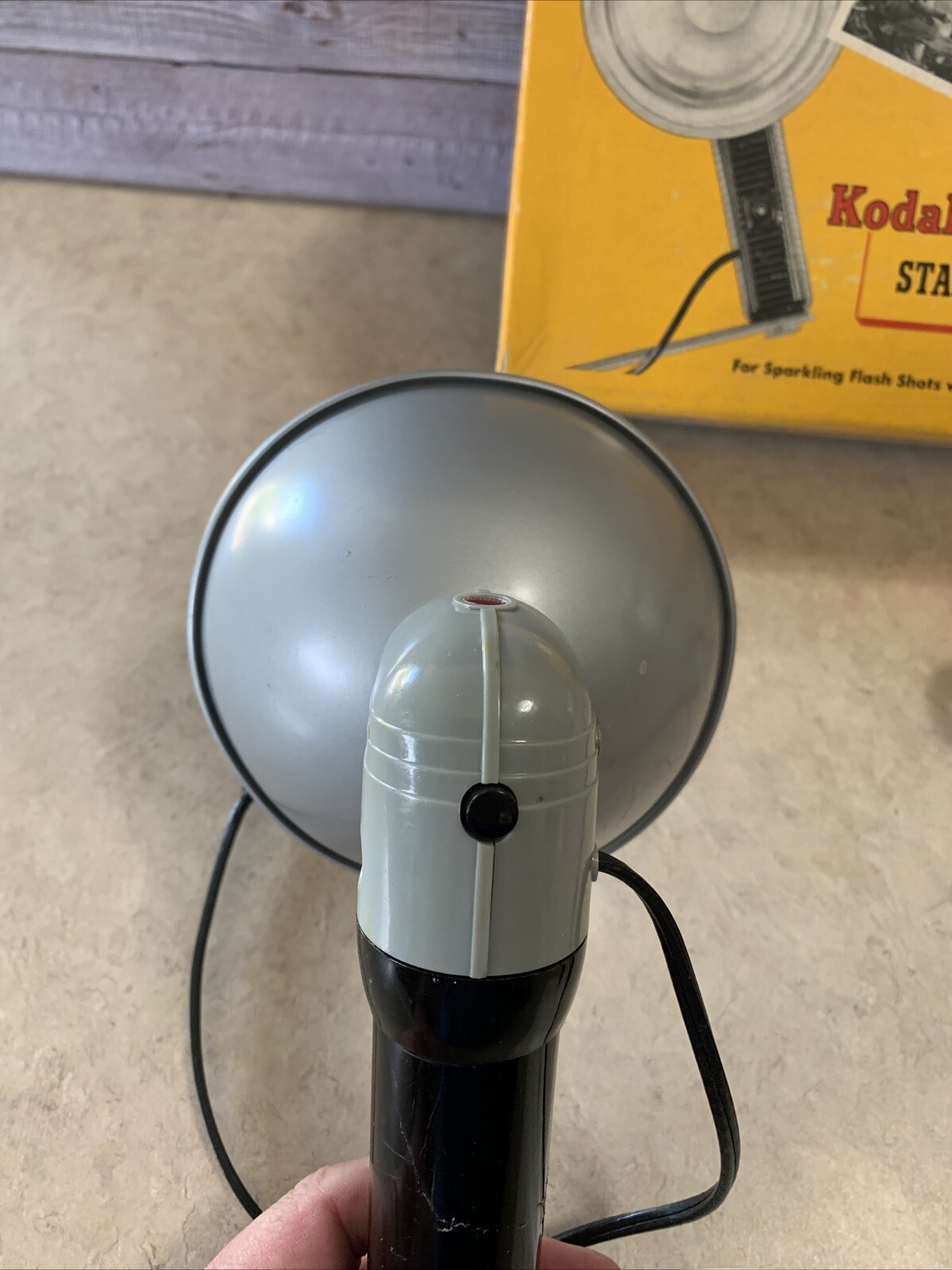 Vintage Kodak Standard Flash Holder w/ Bracket, Box, etc.