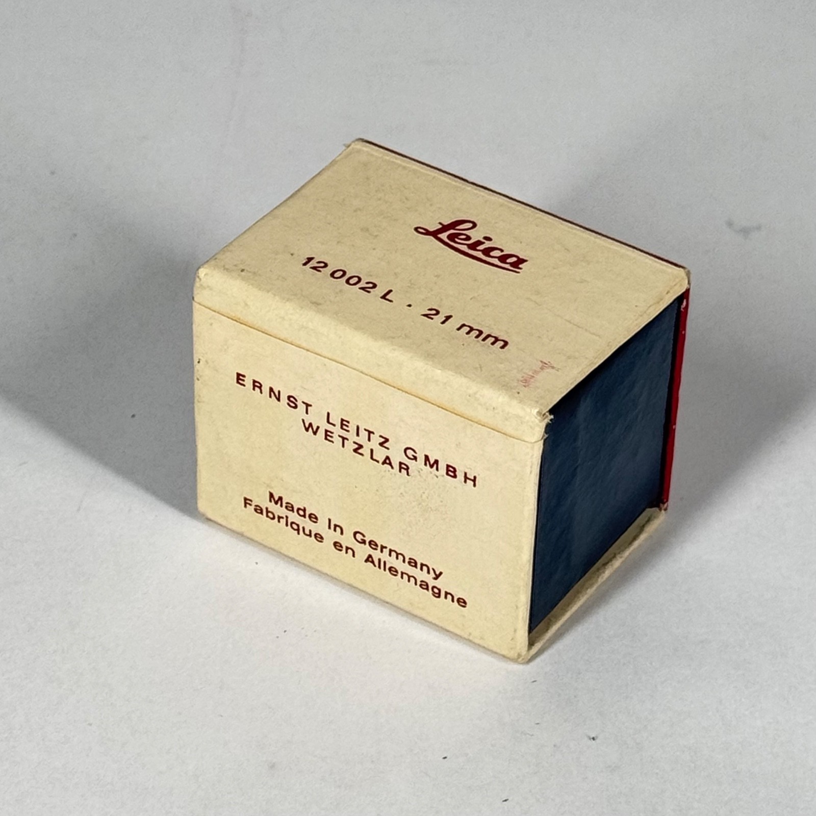 Leica M 21mm 12002 L SBKOO Bright Line Viewfinder Finder *BOX ONLY*