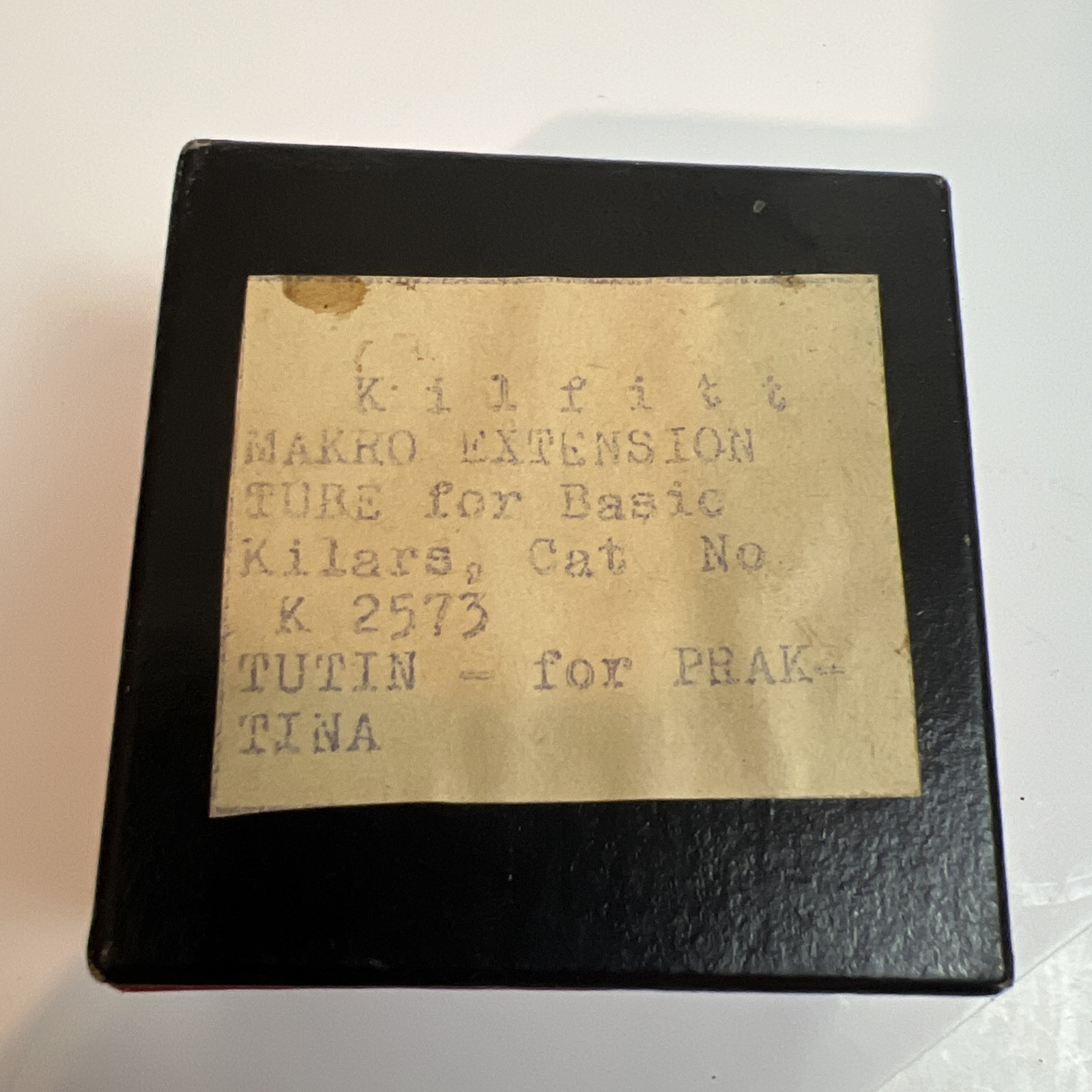 Vtg NOS KILFITT Praktina Leica Variable Macro Makro Extension Tube 2573 Tutin