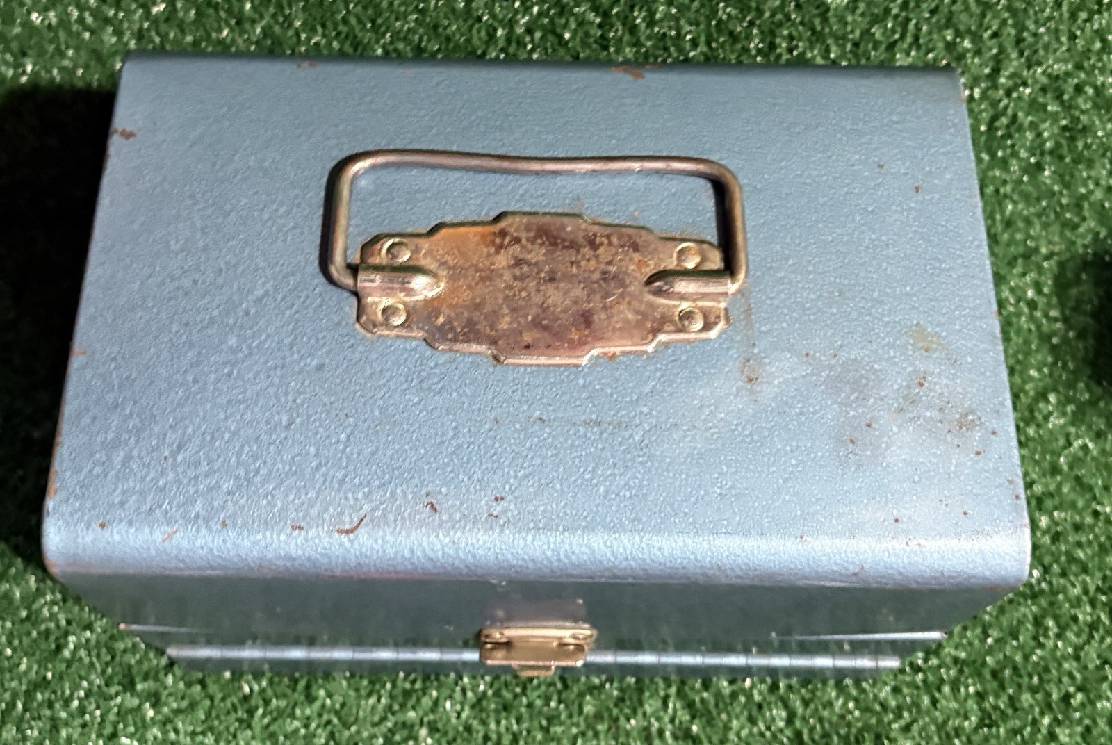 Vintage Metal Movie Reels CARRYING CASE for 5” 8mm Film Reel Canisters