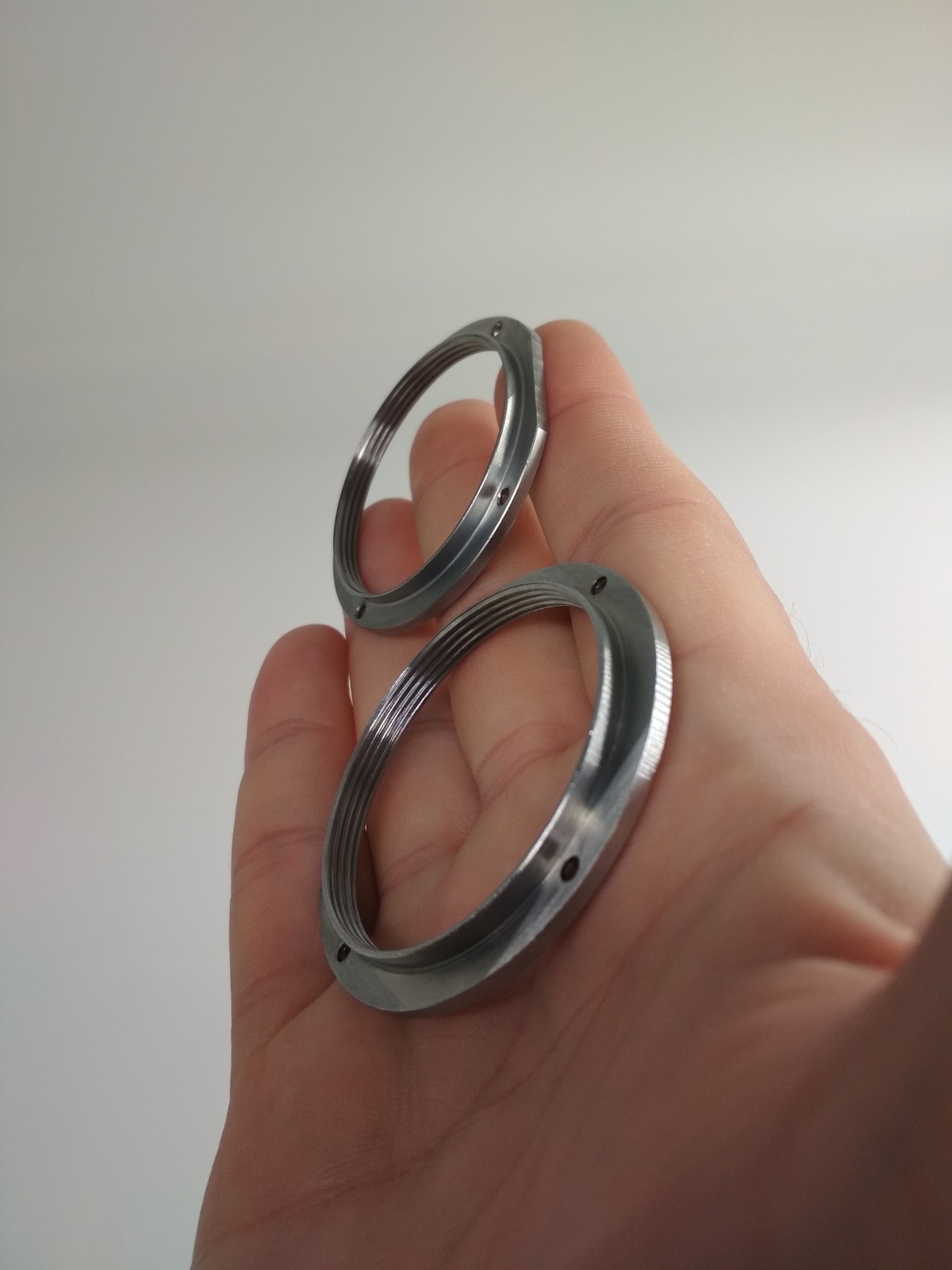 Mounting ring from a photo camera, for lens with M39, M42 mount, set of 2, *1036