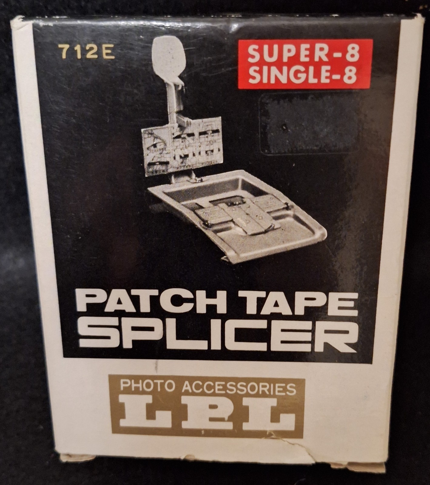 Vintage LPL 712E Patch Tape Splicer, Super 8 Single 8- Excellent Condition