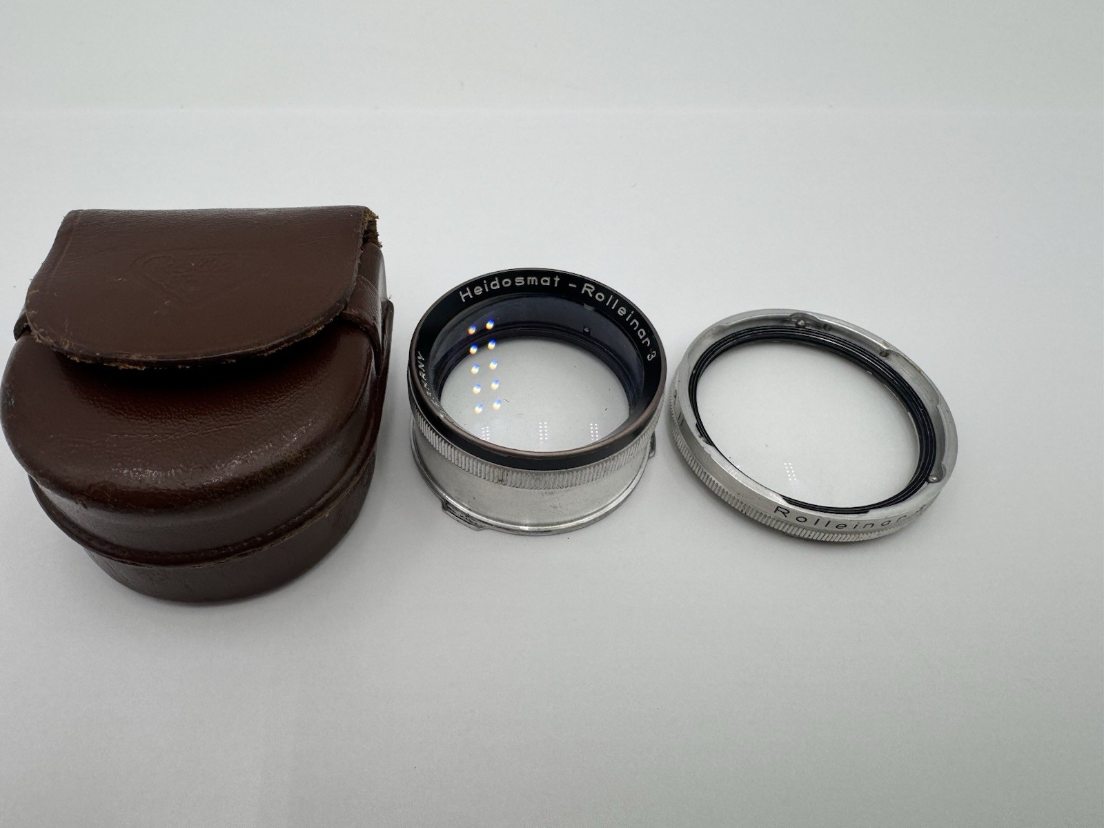 Rolleiflex Heidosmat- Rolleinar 3 Lens with Case B2 Mount