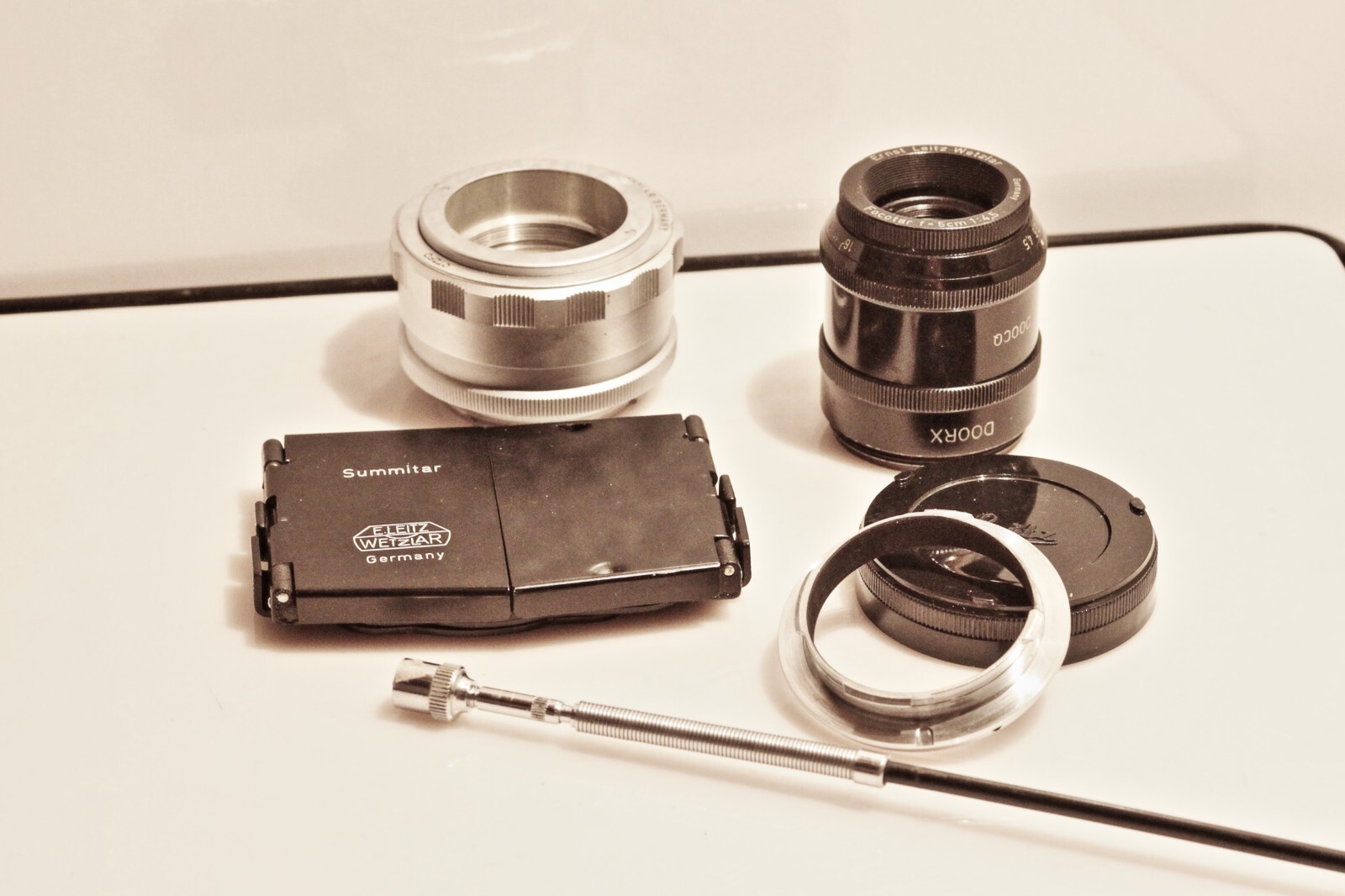 VINTAGE LEICA CAMERA AND ENLARGER ACCESSORIES – RARE AND HARD TO FIND THESE DAYS