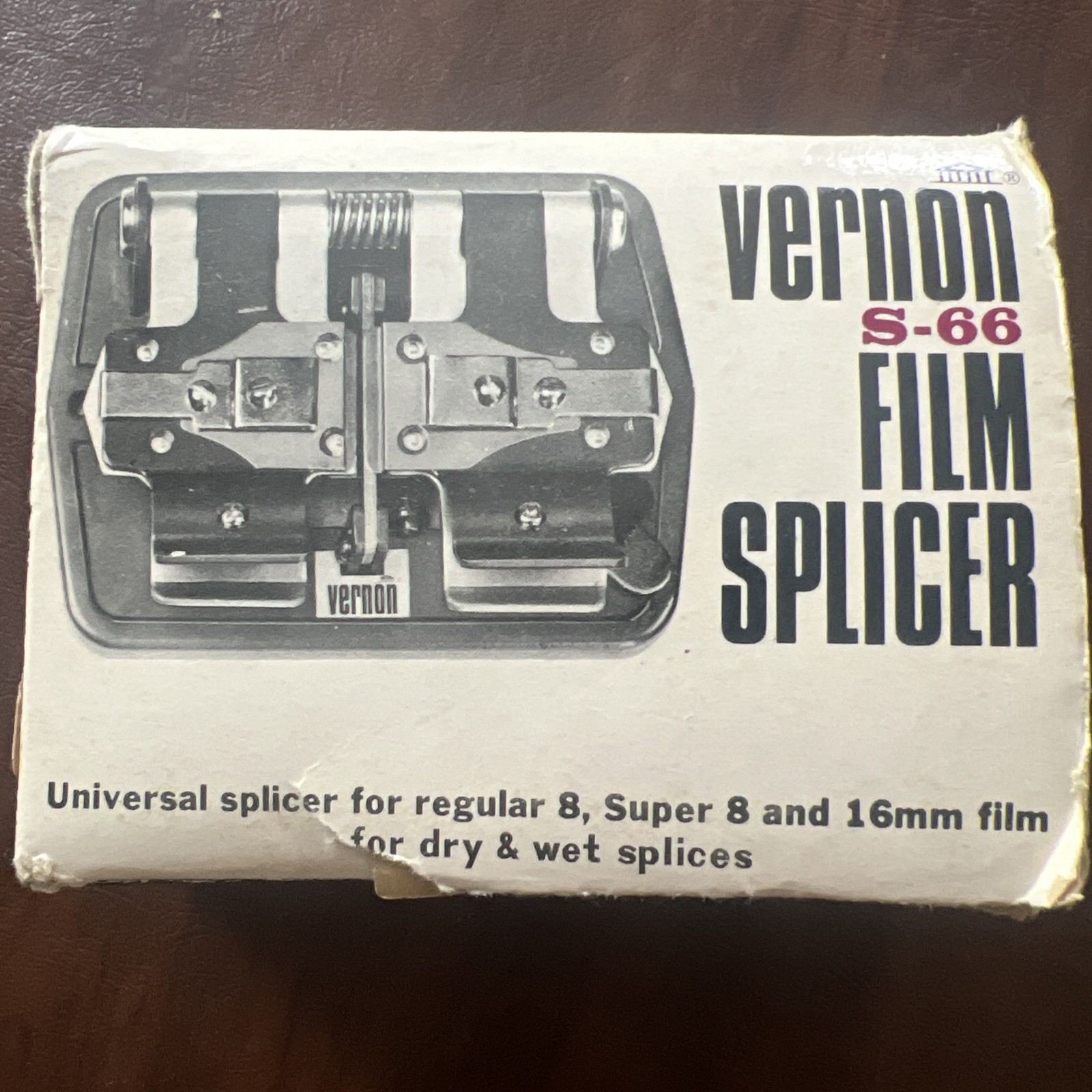 Vintage Universal Splicer For Regular 8, Super 8 & 166 mm for Dry & Wet Splicer
