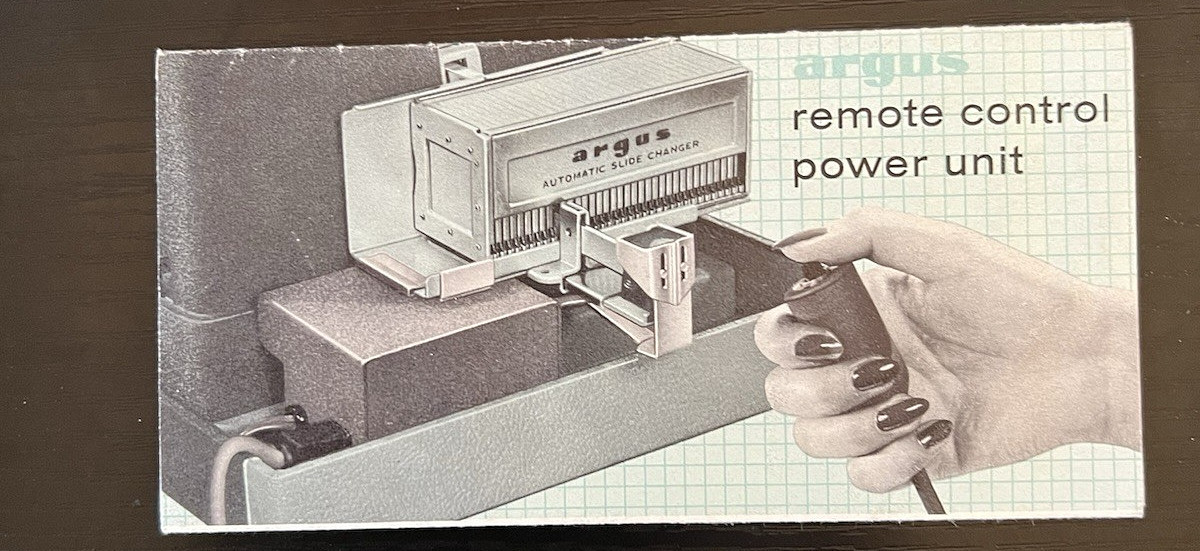 Argus Projectors III & V Series & Remote-Control Power Unit -Operation Booklets
