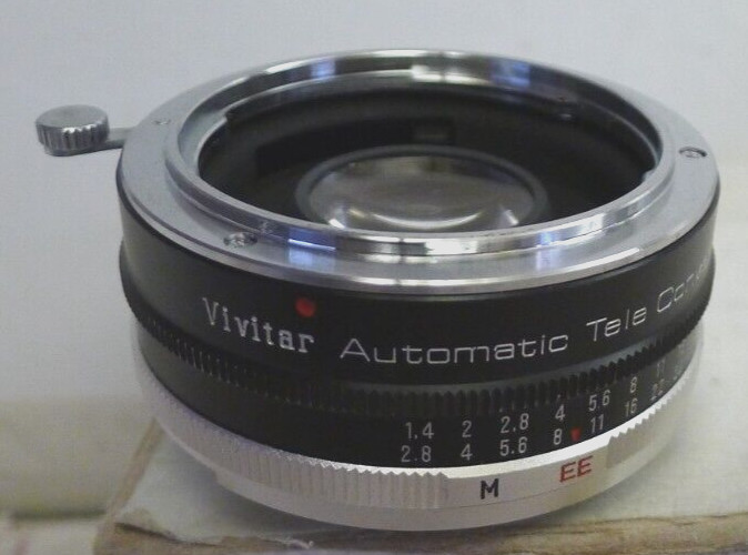 Vivitar Automatic Tele Converter 2X-7 +Snap Case &Instruction Sheet – Japan