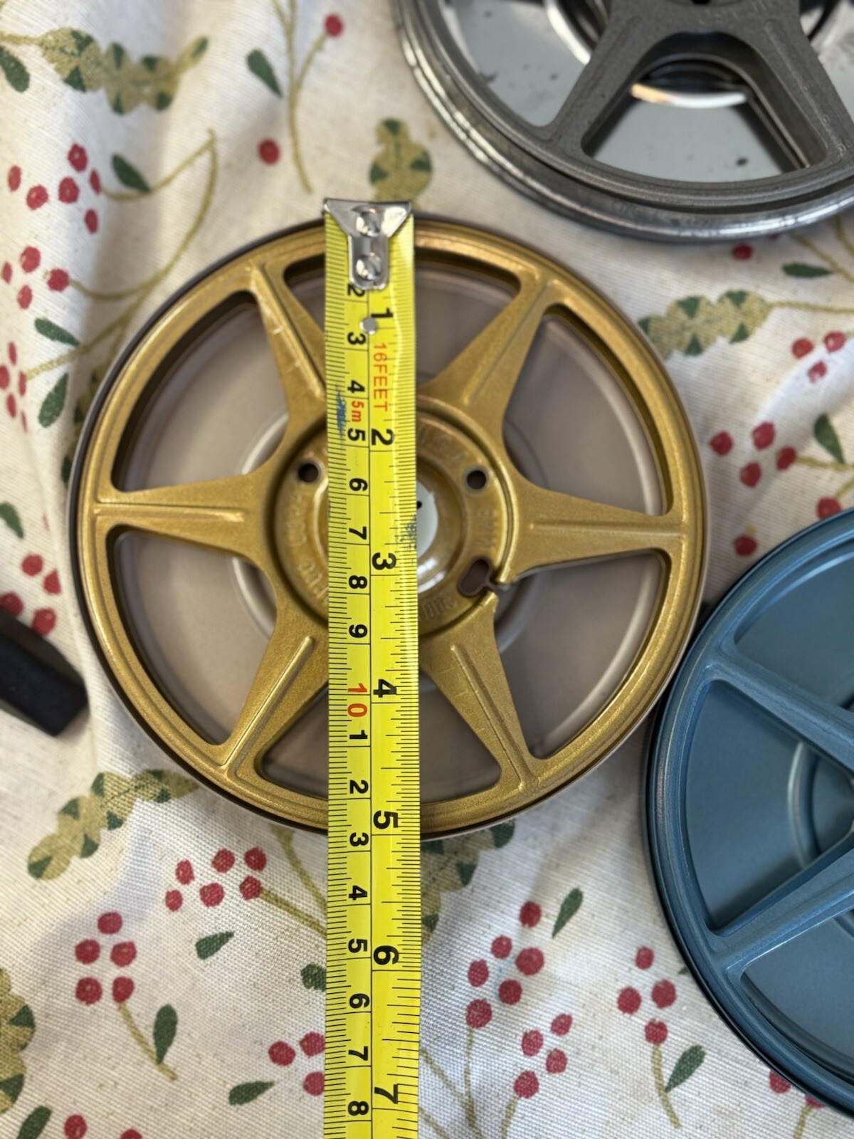 9 5″ Metal 8mm Film Reels with Canisters SCHERER & COMPCO With Carrying Case 🔥