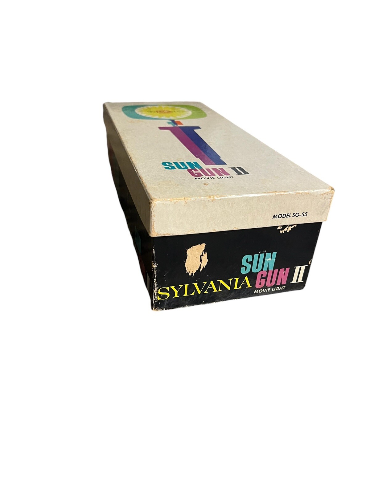 VTG Sylvania Sun Gun II Movie Light Model SG-55 W/ Original Box