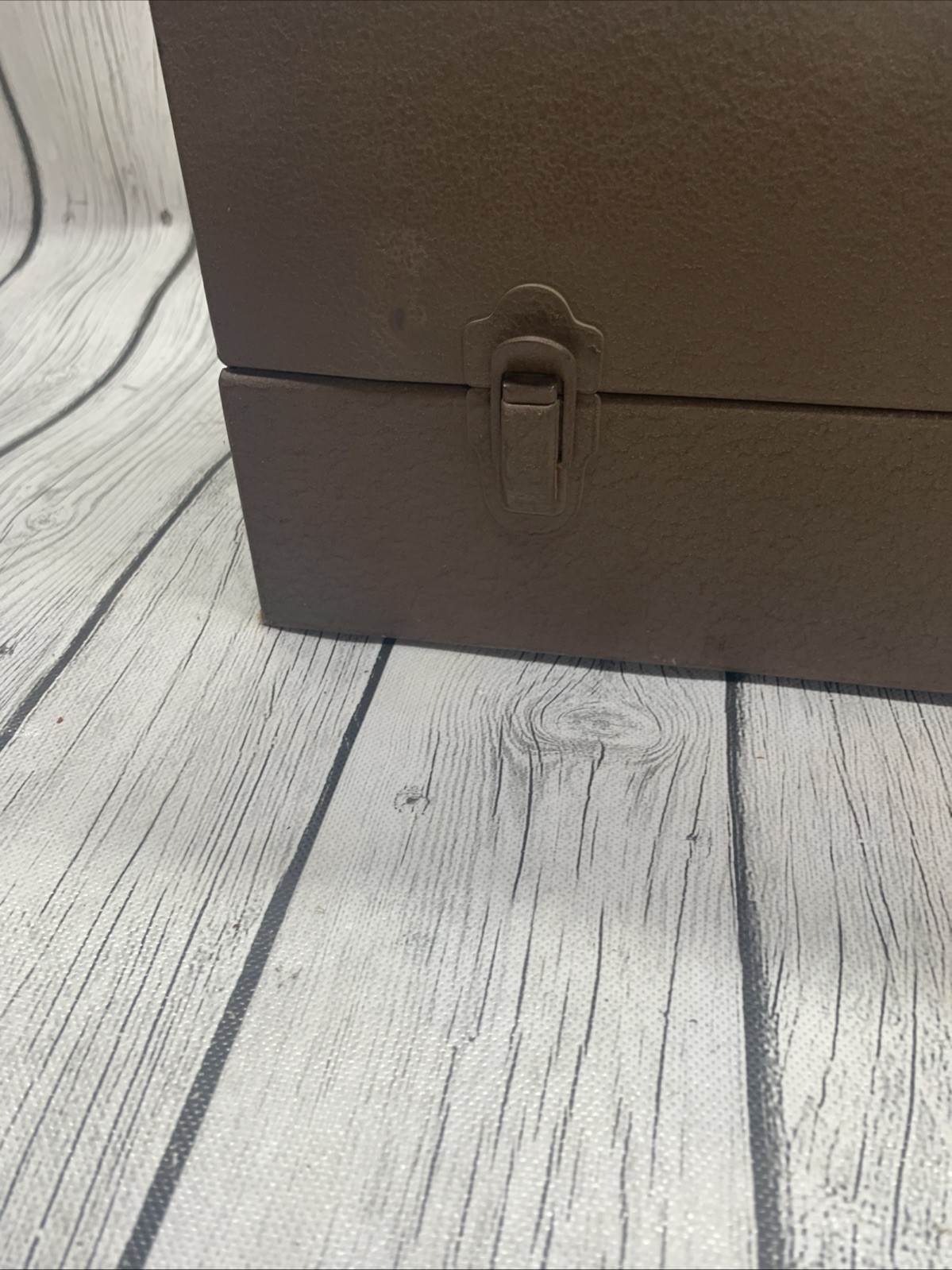 Vintage 7 or 5 Inch Film Reel Canister Case. Holds 12 Canister. Good Condition.