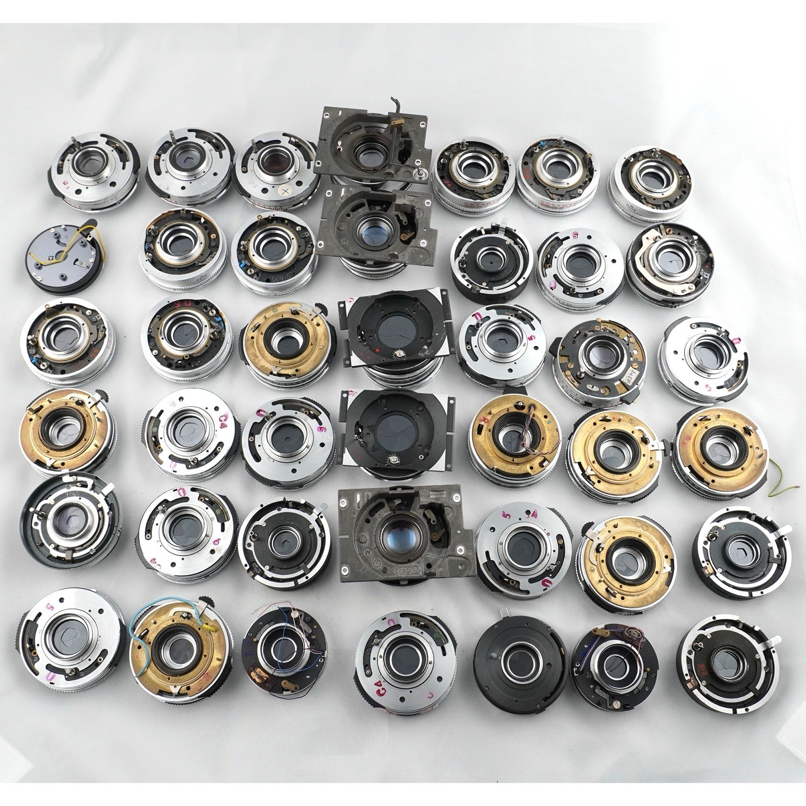 Vintage Prontor Compur Shutter Lens Parts Lot 70 Zeiss Ikon Voigtlander Repair