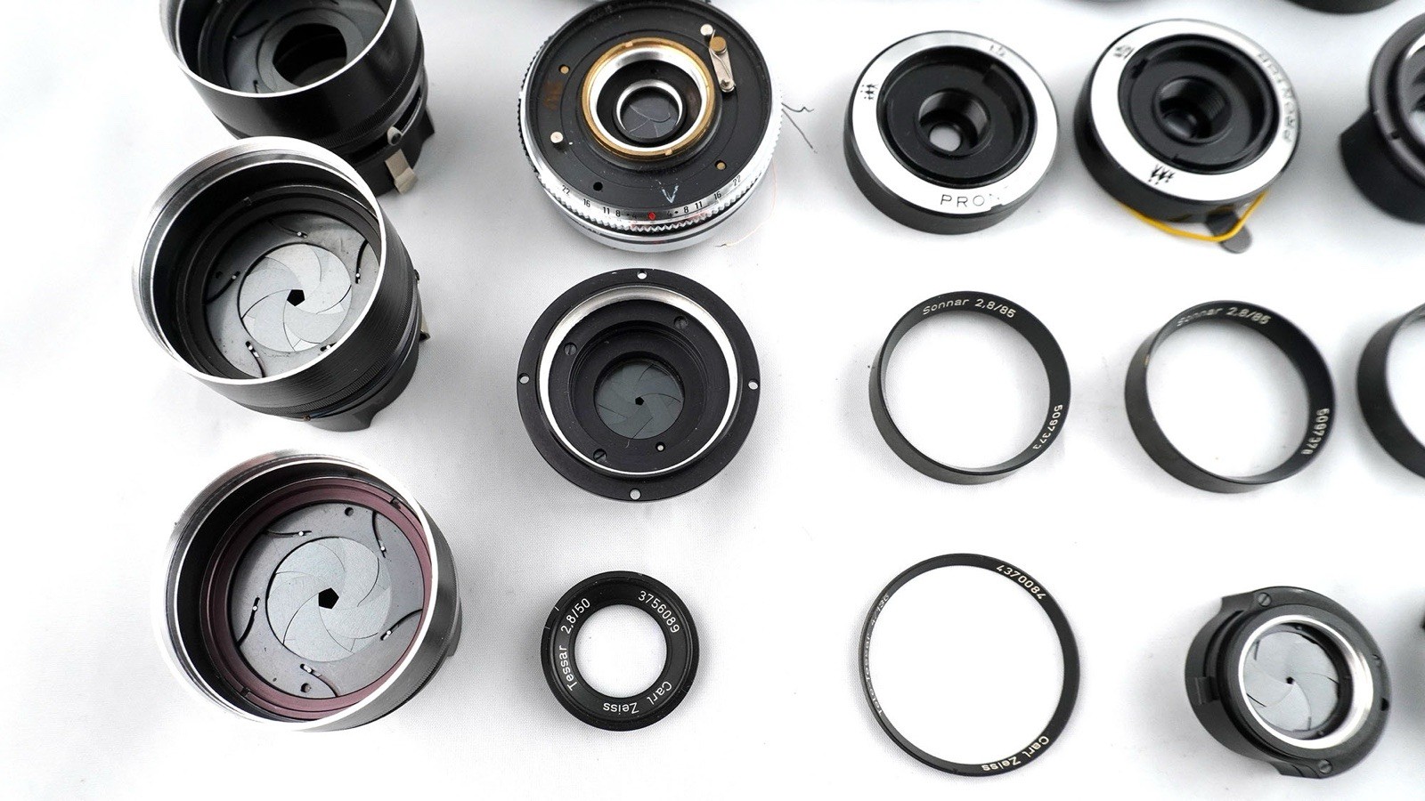 Vintage Prontor Compur Shutter Lens Parts Lot 70 Zeiss Ikon Voigtlander Repair