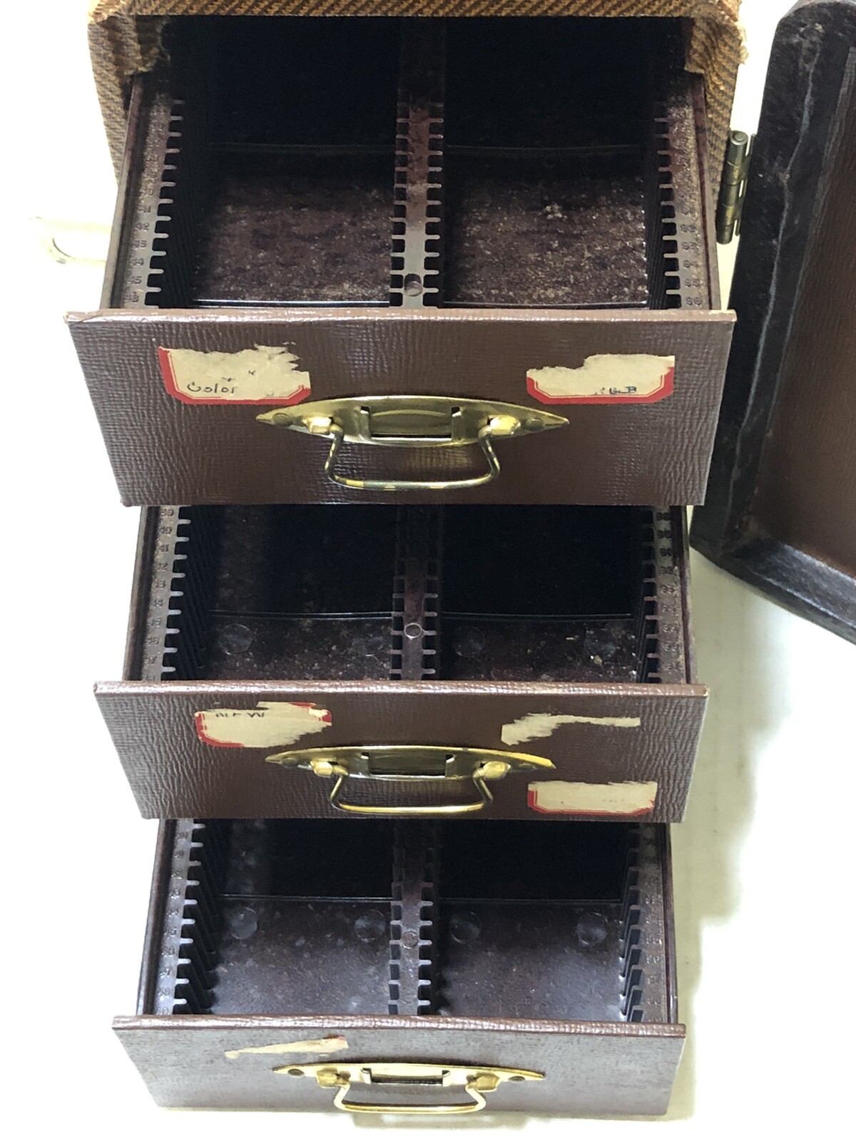 Vintage 1950s BARNETT & JAFFE Slide Holder Case with 3 Drawers (BAJA) – Decor
