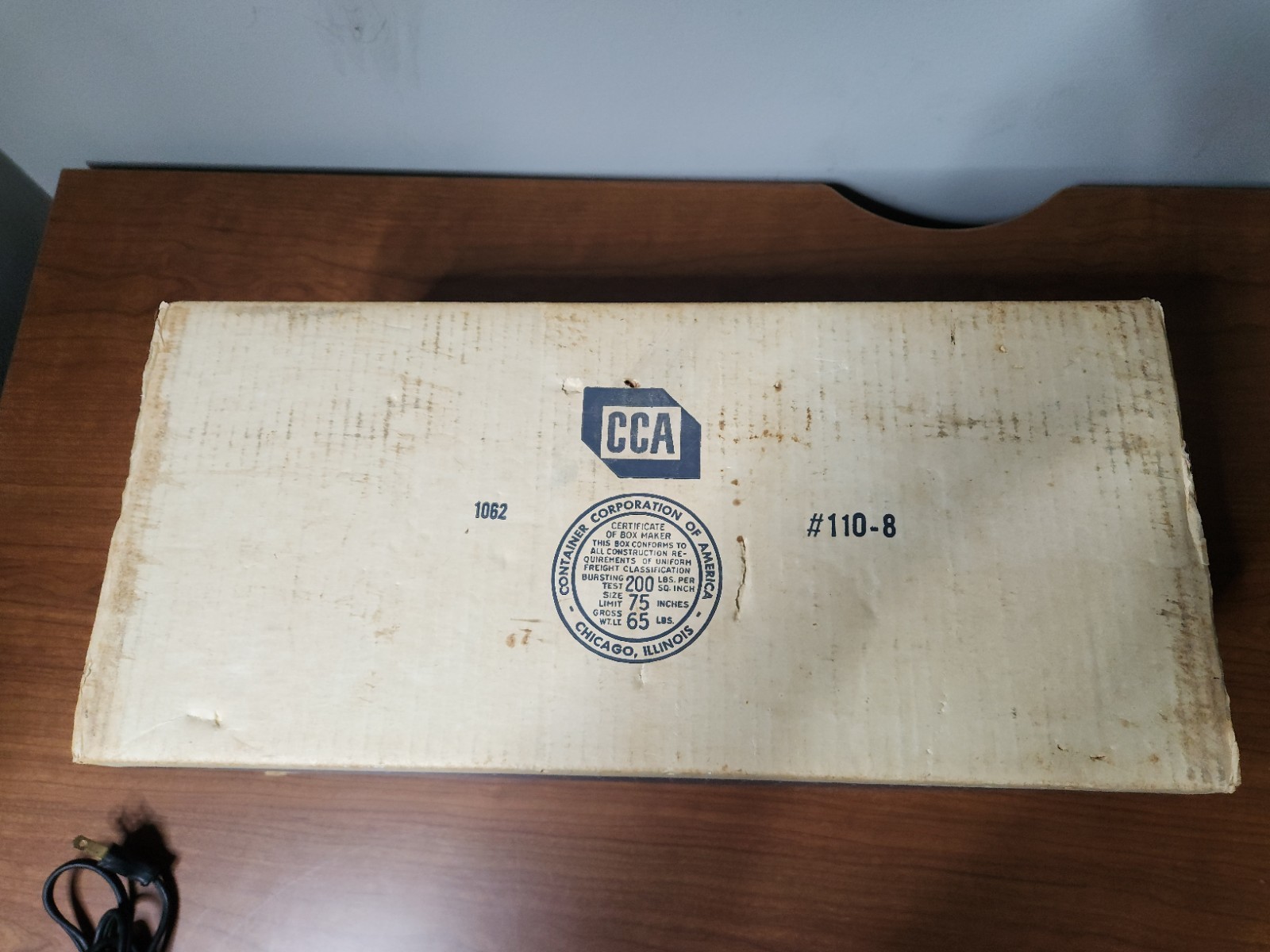 Vintage 1950s Bell & Howell Model #35968 2 Lamp Indoor Light Bar W/ Box Tested
