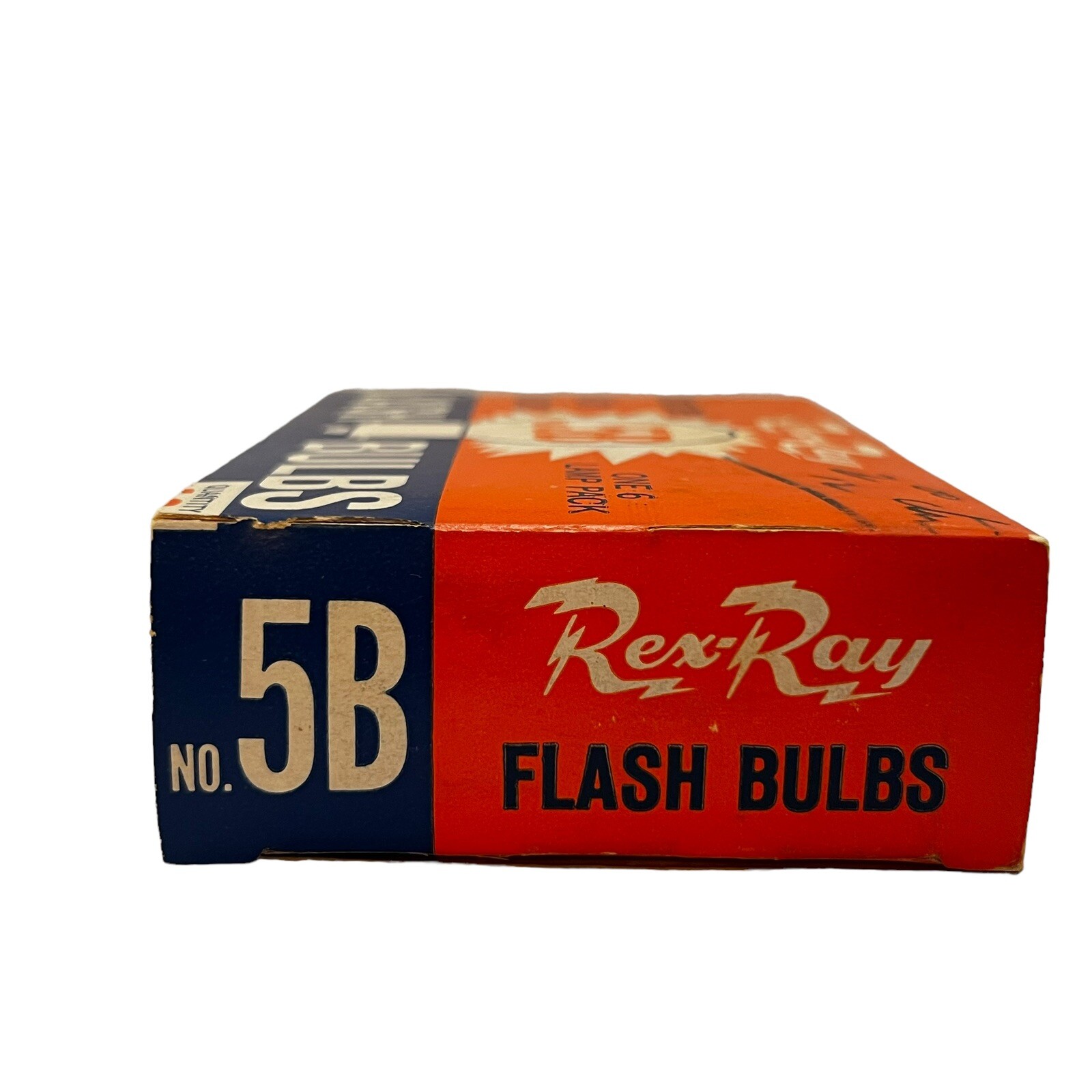 Vintage REX-RAY FLASH BULBS No. 5B Never Used 9 Blue Bulbs Total READ RARE
