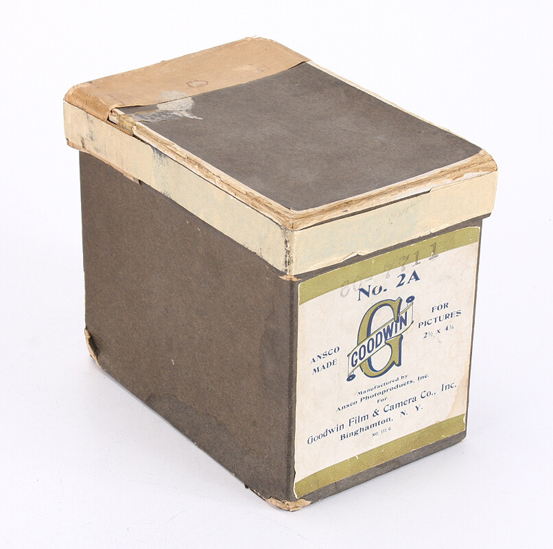BOX ONLY AND INSTRUCTION BOOK FOR AN ANSCO GOODWIN NO. 2A/210713
