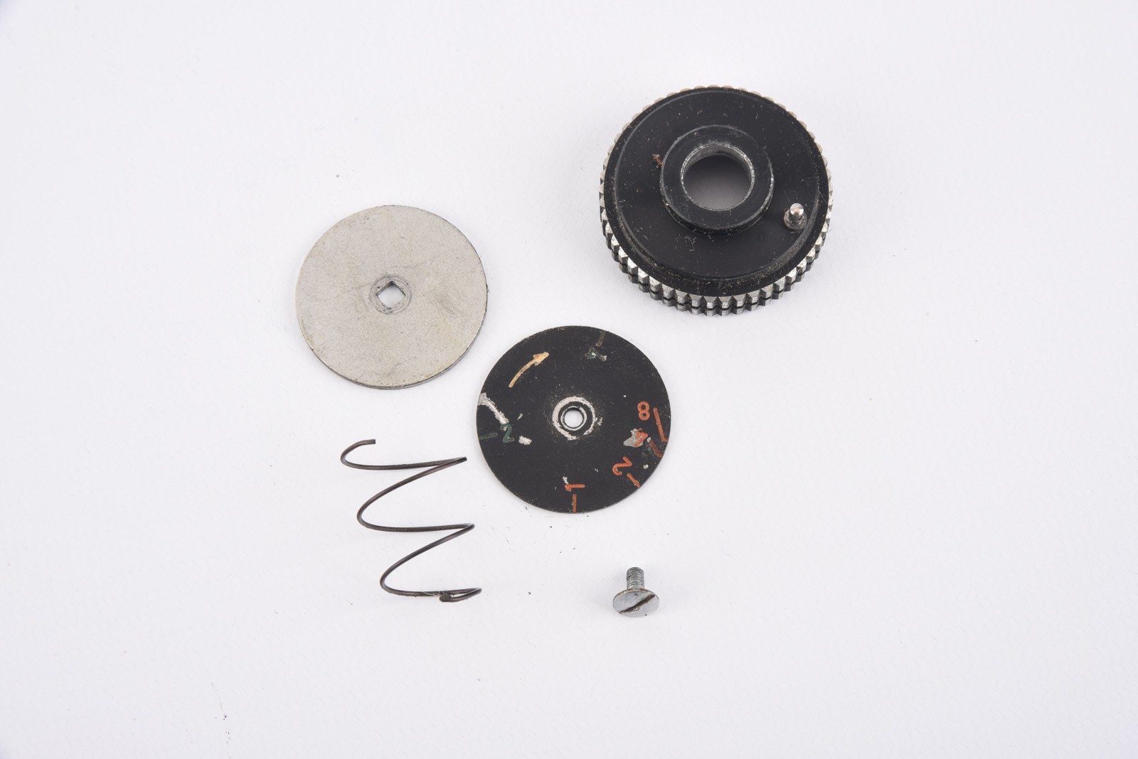 Plaubel Makiflex Automatic Camera Part Tension Set knob Ring Spring & Screws V01