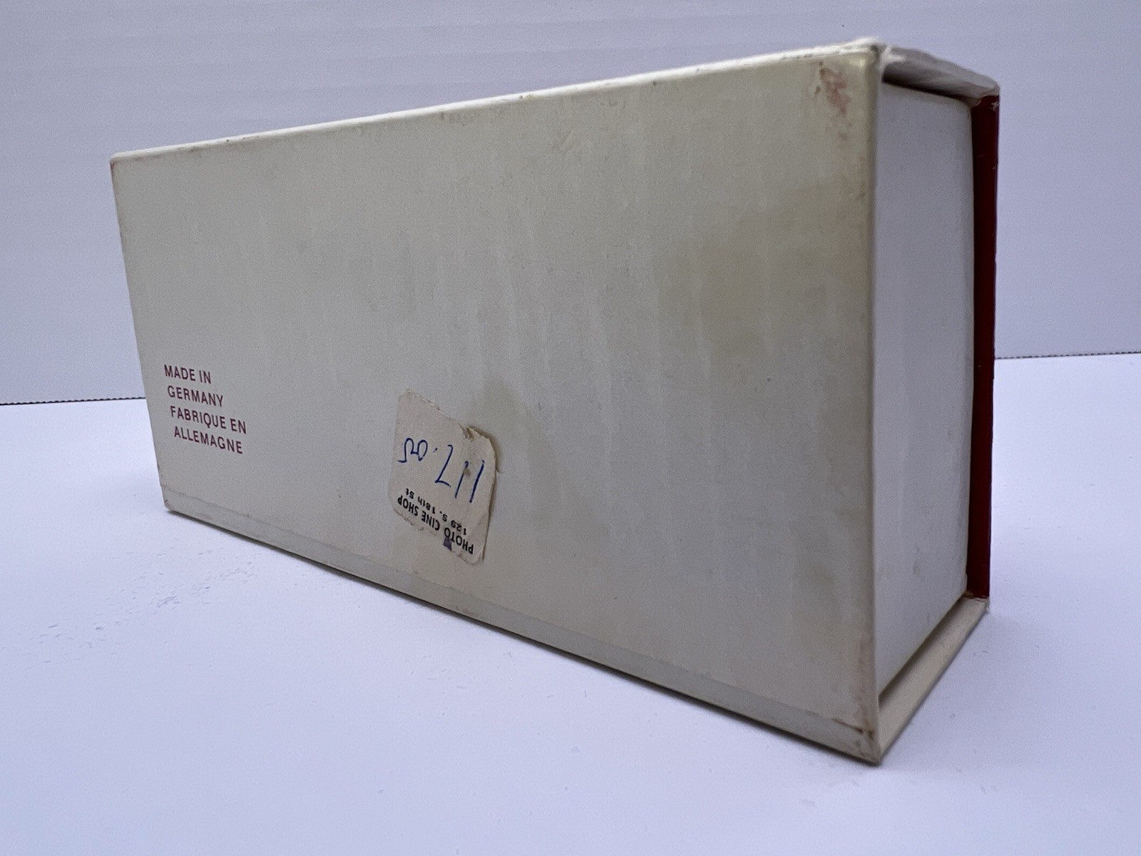 Vintage Leitz Wetzlar Leica Box Only 14121 Tripod Ball Head Case Germany 1960s