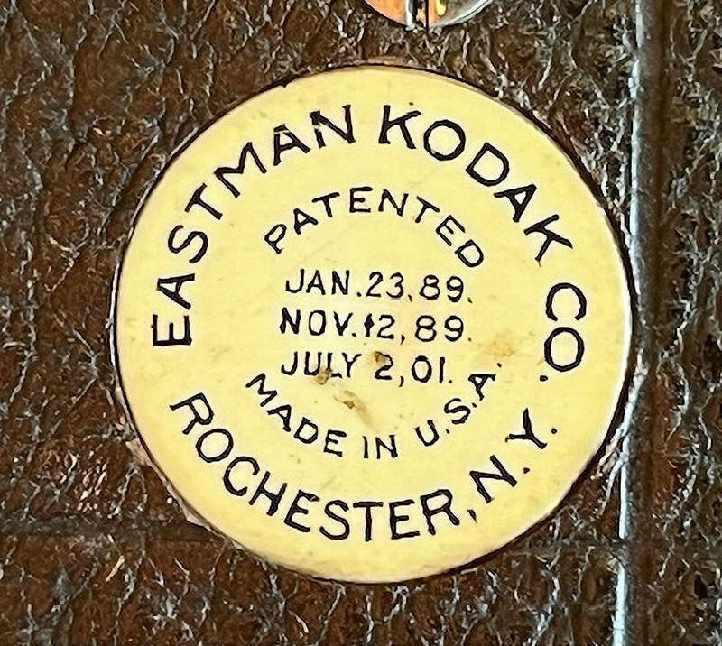 ANTIQUE EASTMAN KODAK 3 1/4 X 4 1/4 ROLL FILM BACK ~ c. – 1889