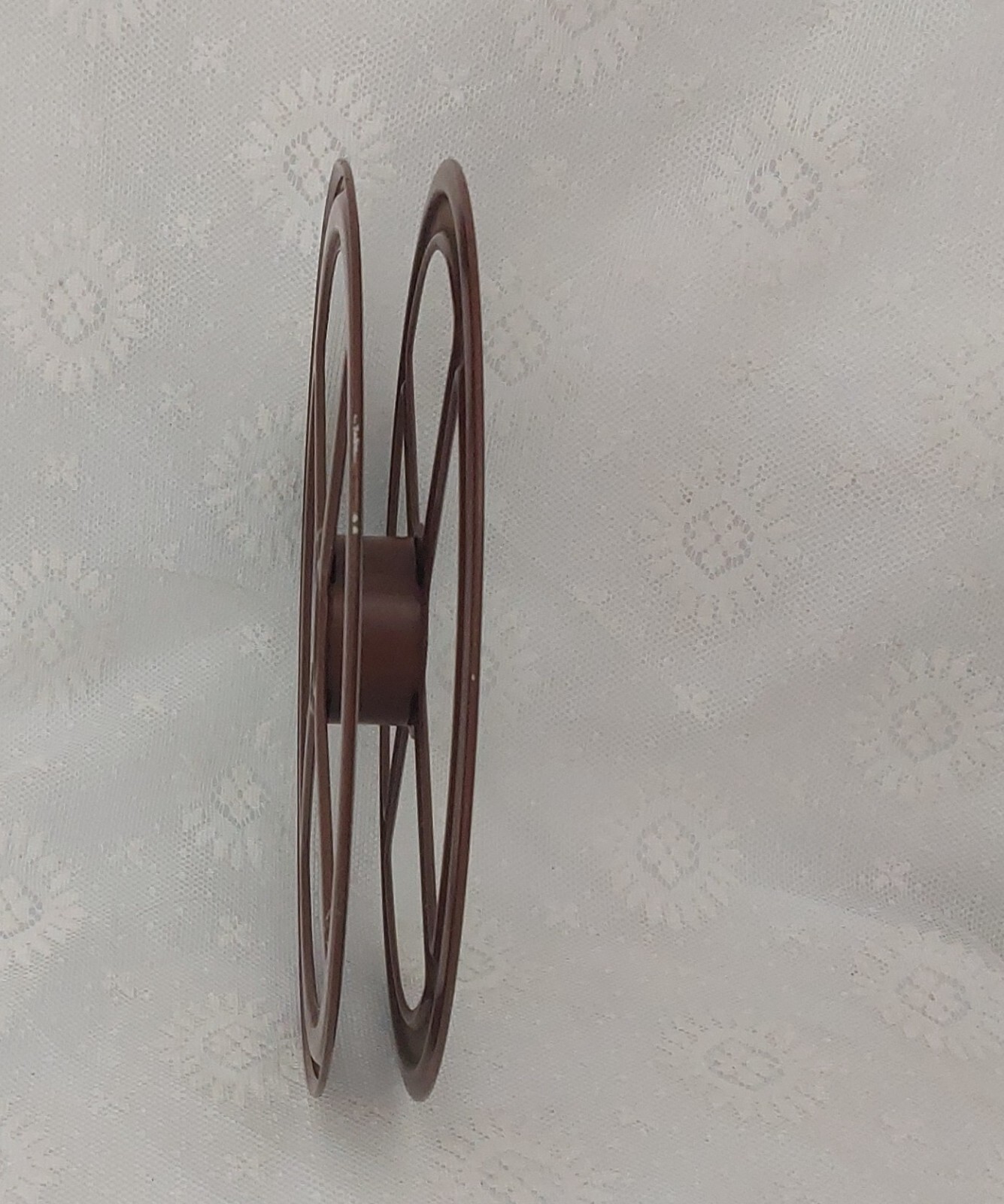 Vintage 35mm Home Projector 7″ Inches Diameter Metal Brown Reel Only