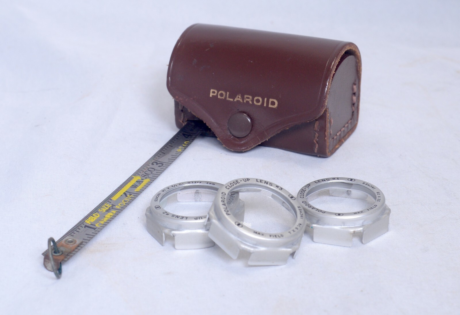 POLAROID Vintage Close Up Lens Kit w Measuring Tape Photographic Accessory