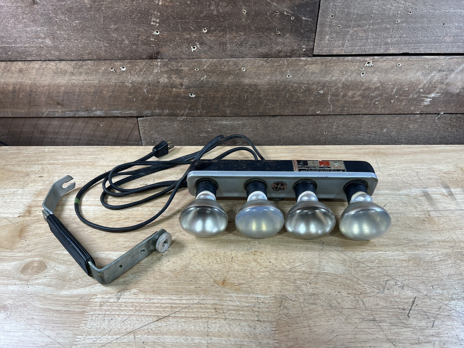 Vintage Harwood Indoor Exposure Guide Light W/carrying Case