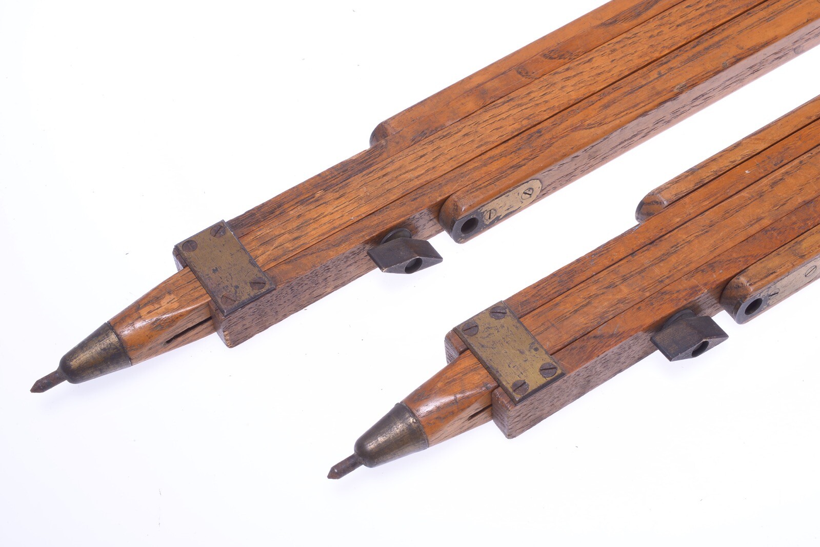 ✅ ANTIQUE WOOD TRIPOD 147CM, 57.87″ THORNTON? ROSS? LANCASTER? FIELD CAMERAS
