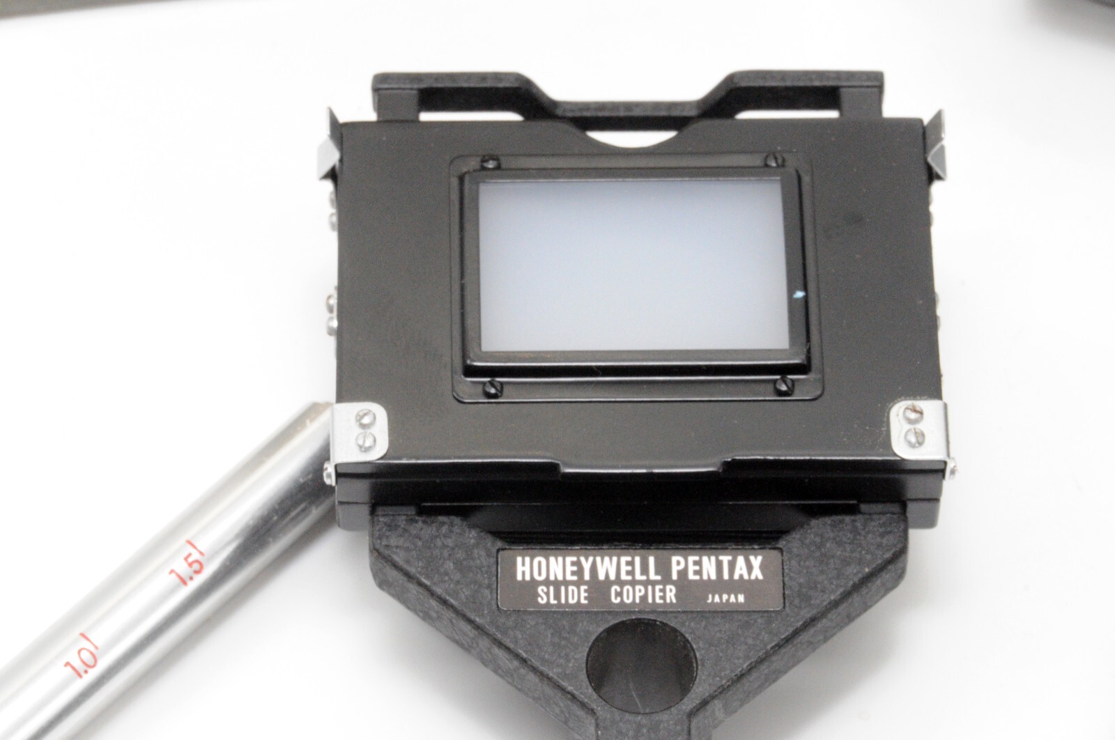 NEW Honeywell Pentax Bellows II, Slide Copier, Adapter & Battery Tray W/ Manual